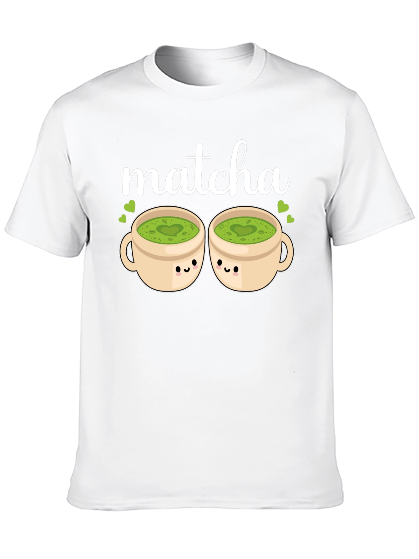 Matcha Lovers Tee: Kawaii Cups Graphic T-Shirt