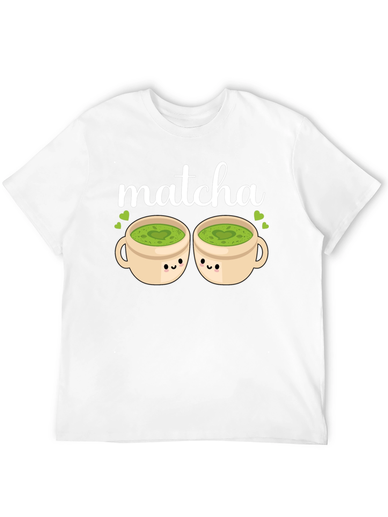 Matcha Lovers Tee: Kawaii Cups Graphic T-Shirt