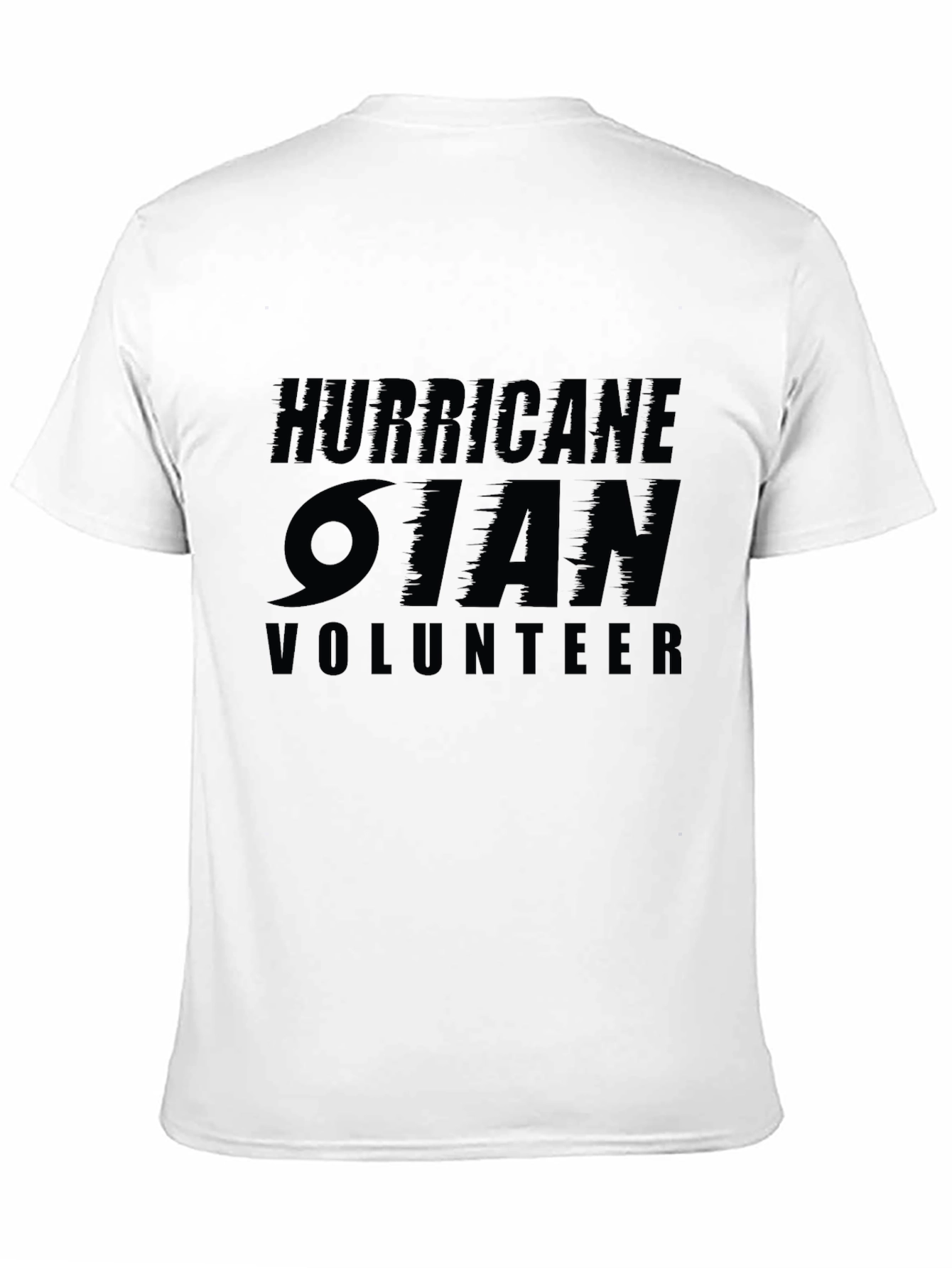 Hurricane Ian Volunteer Black T-Shirt
