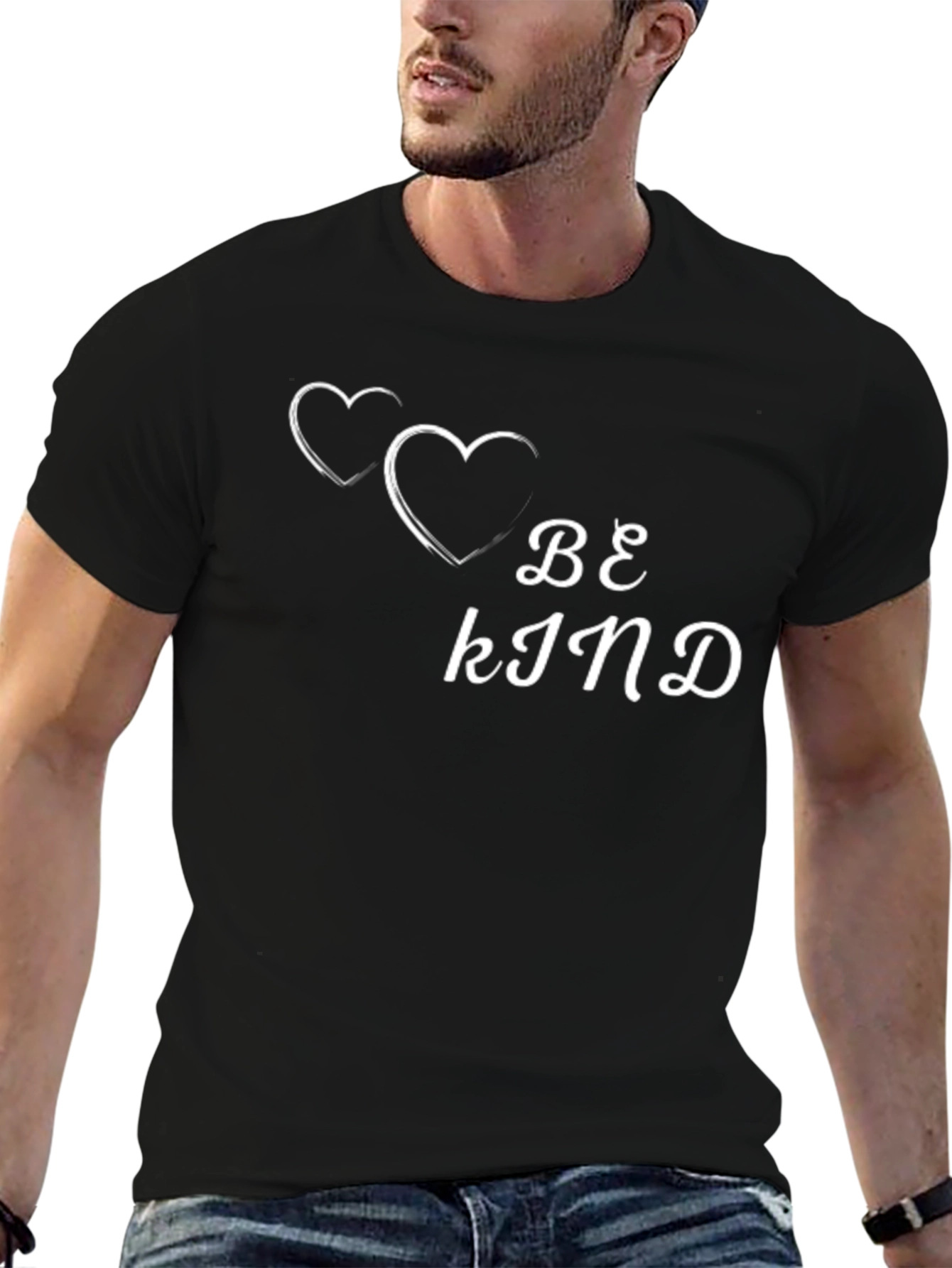 Be Kind Graphic Tee - Black Casual Shirt