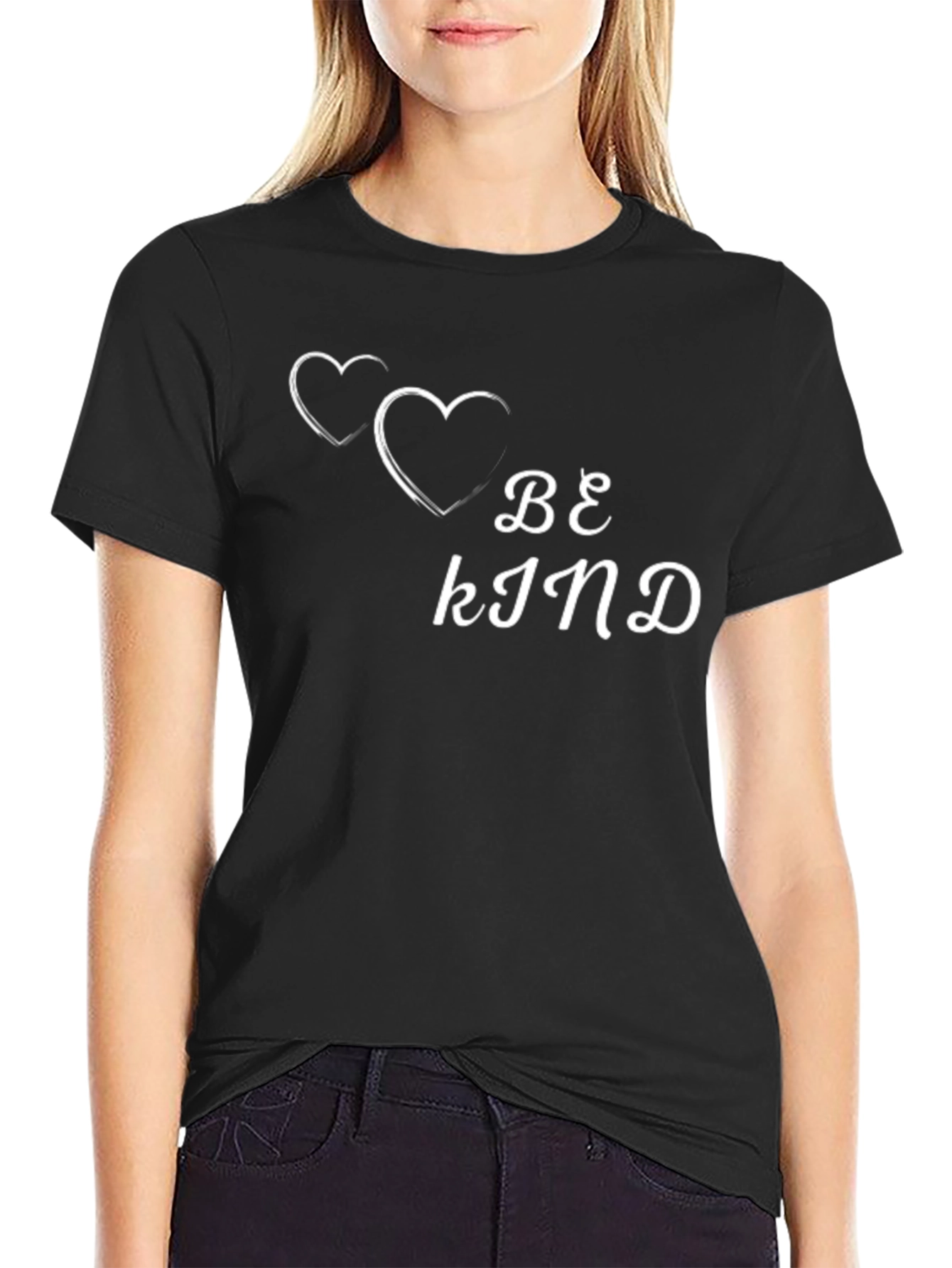 Be Kind Graphic Tee - Black Casual Shirt