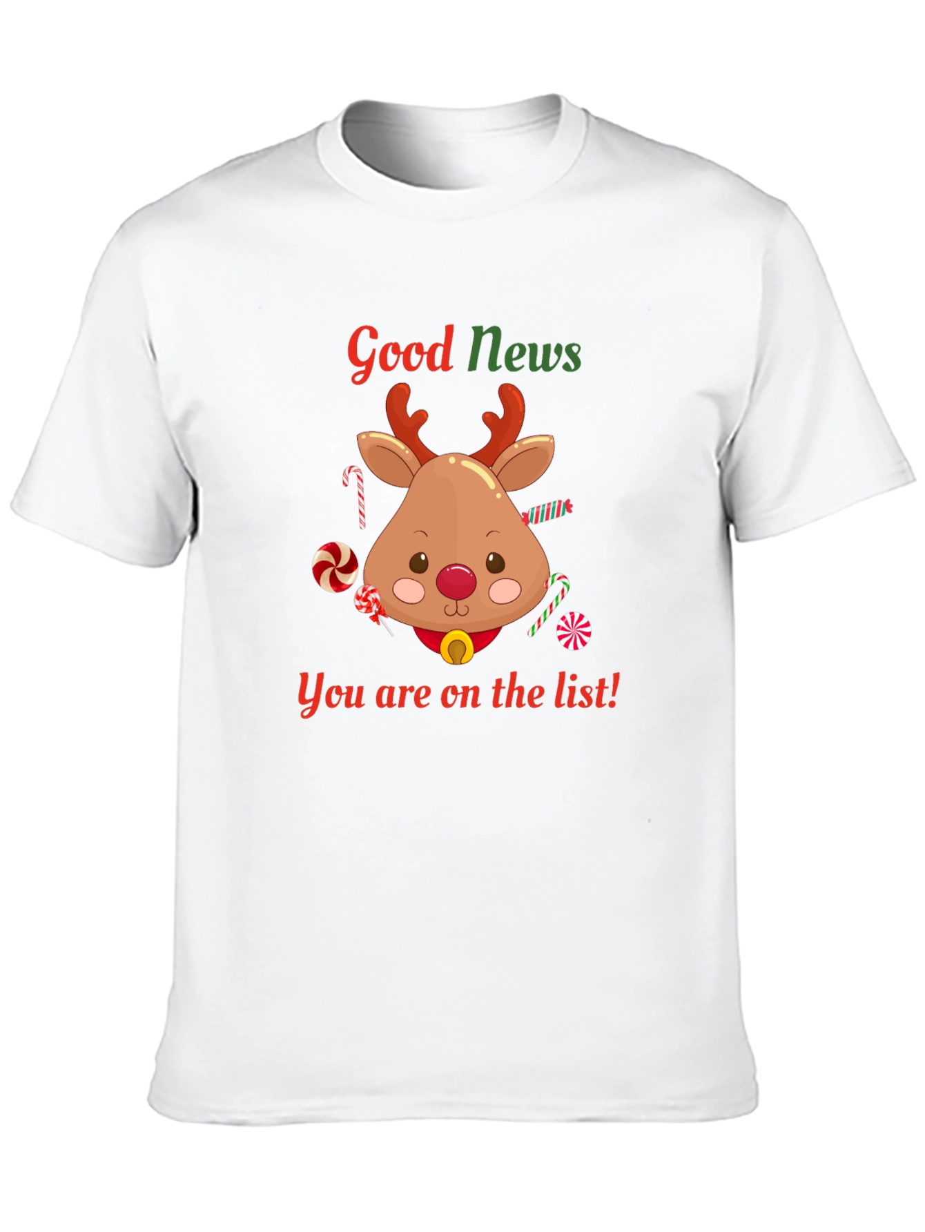 Good News Deer Christmas T-Shirt