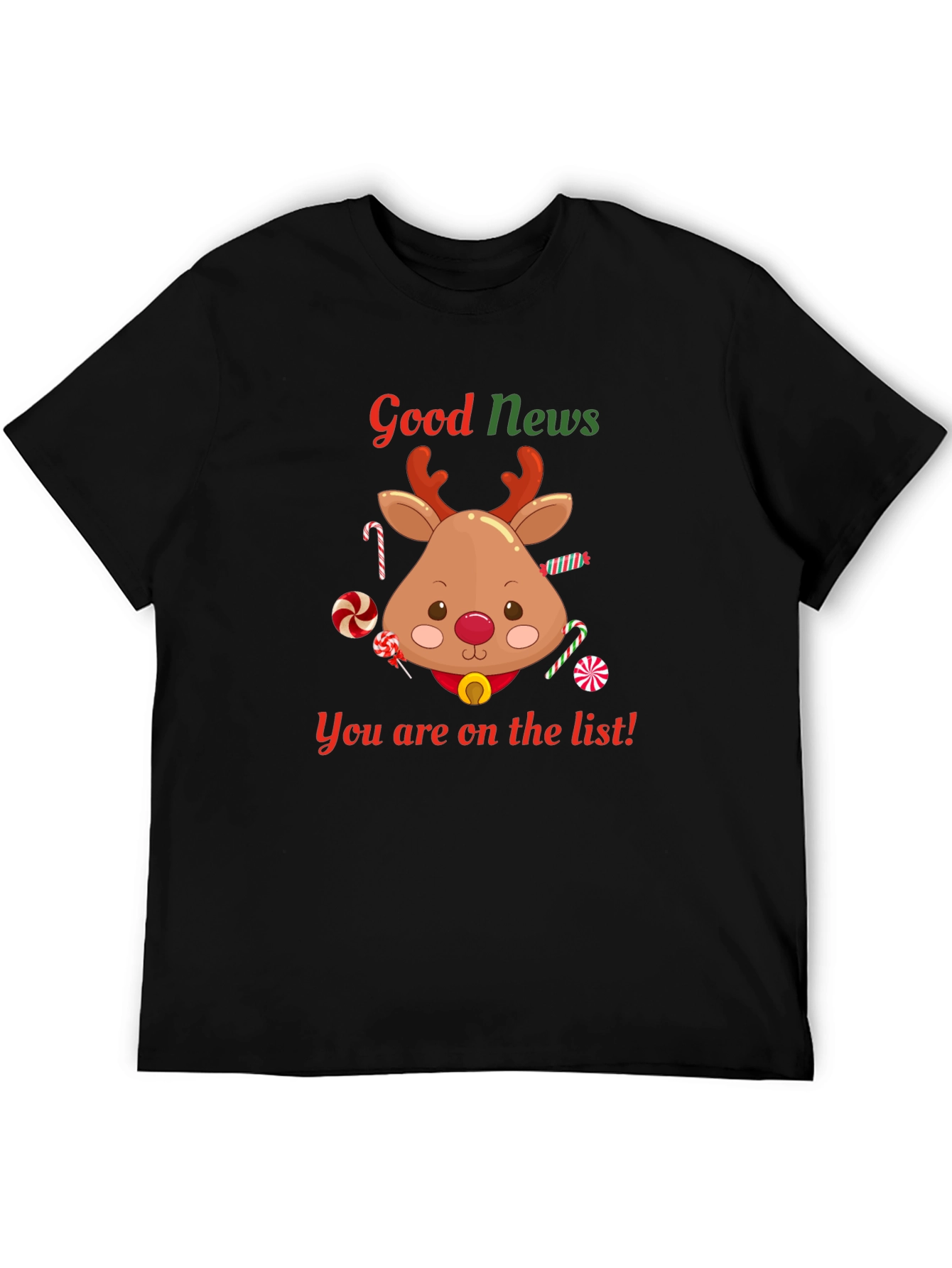 Good News Deer Christmas T-Shirt