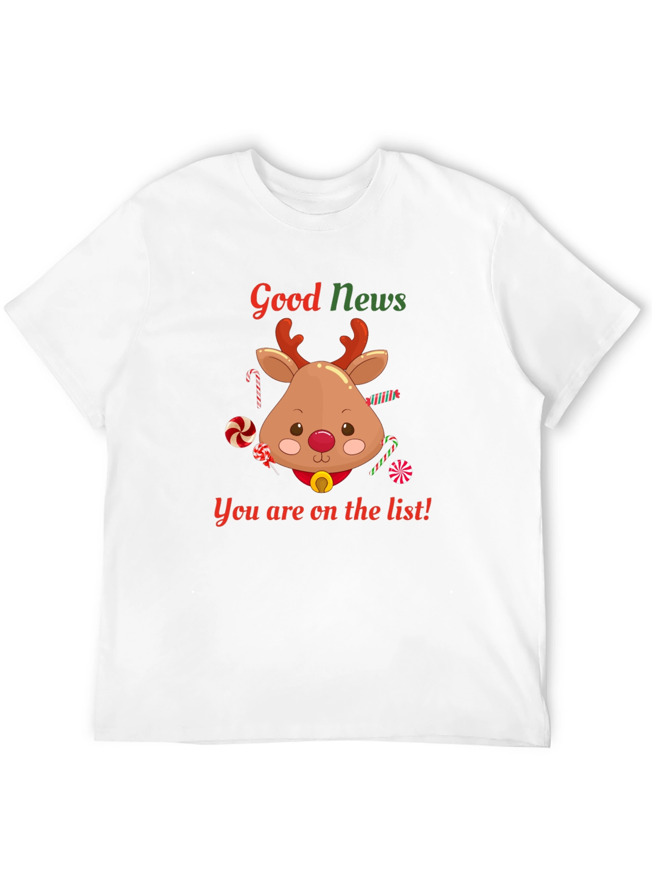 Good News Deer Christmas T-Shirt
