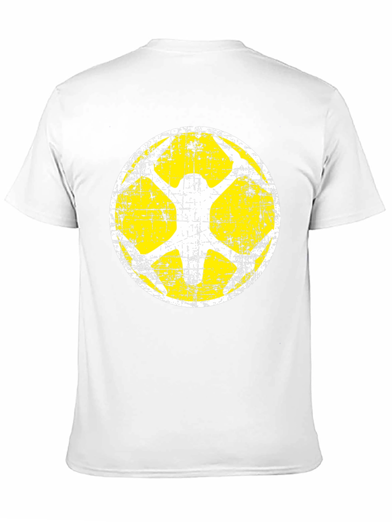Retro Graphic Tee - Distressed Circle Design