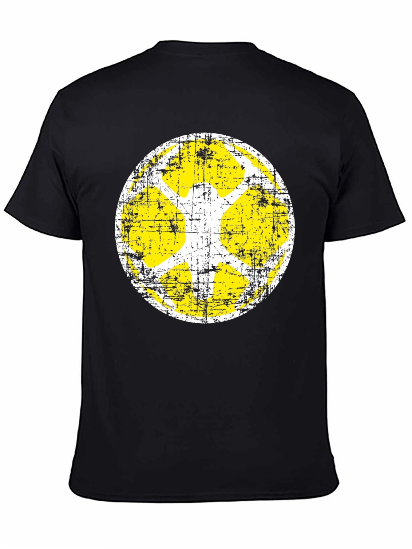 Retro Graphic Tee - Distressed Circle Design