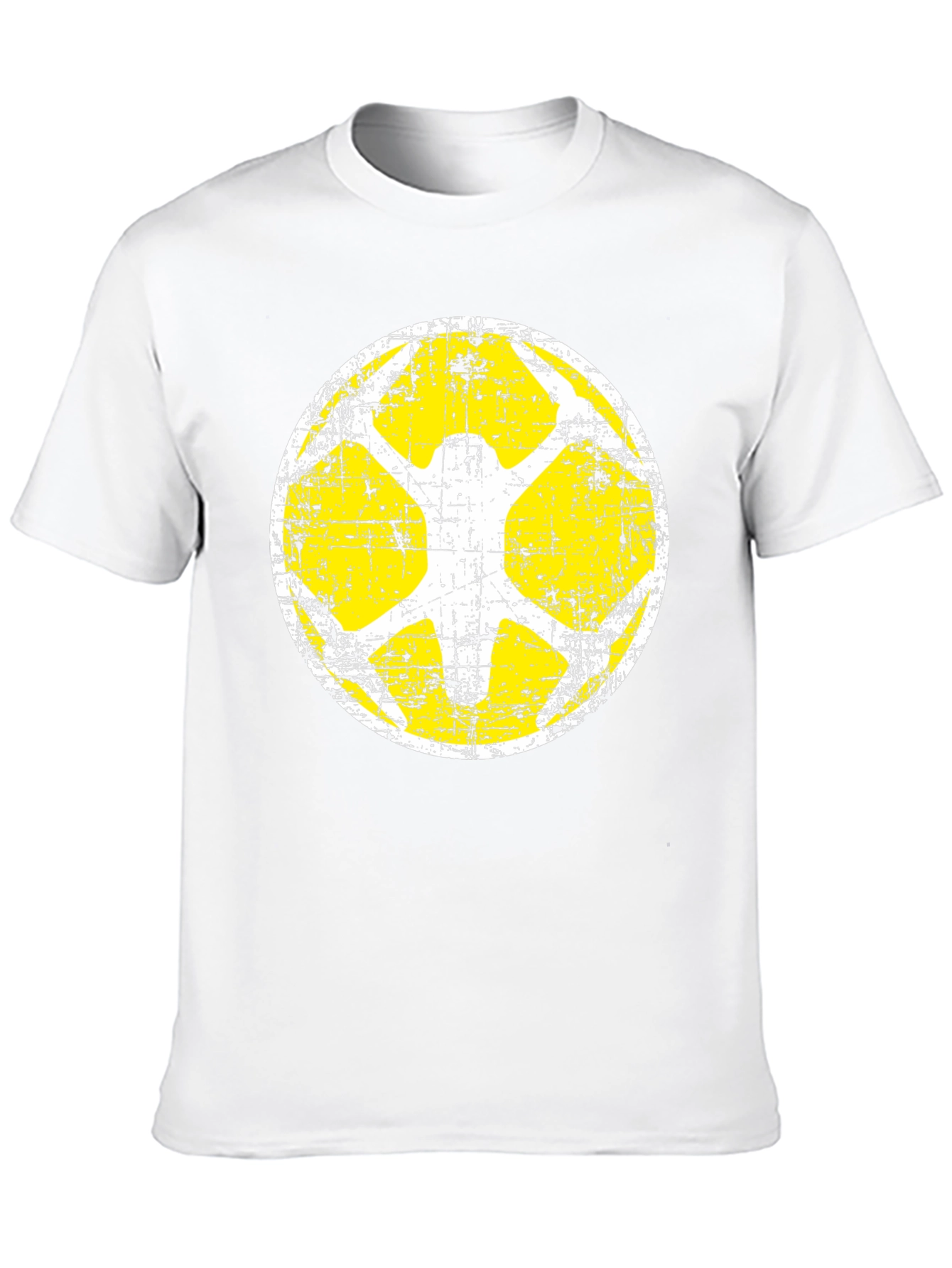 Retro Graphic Tee - Distressed Circle Design