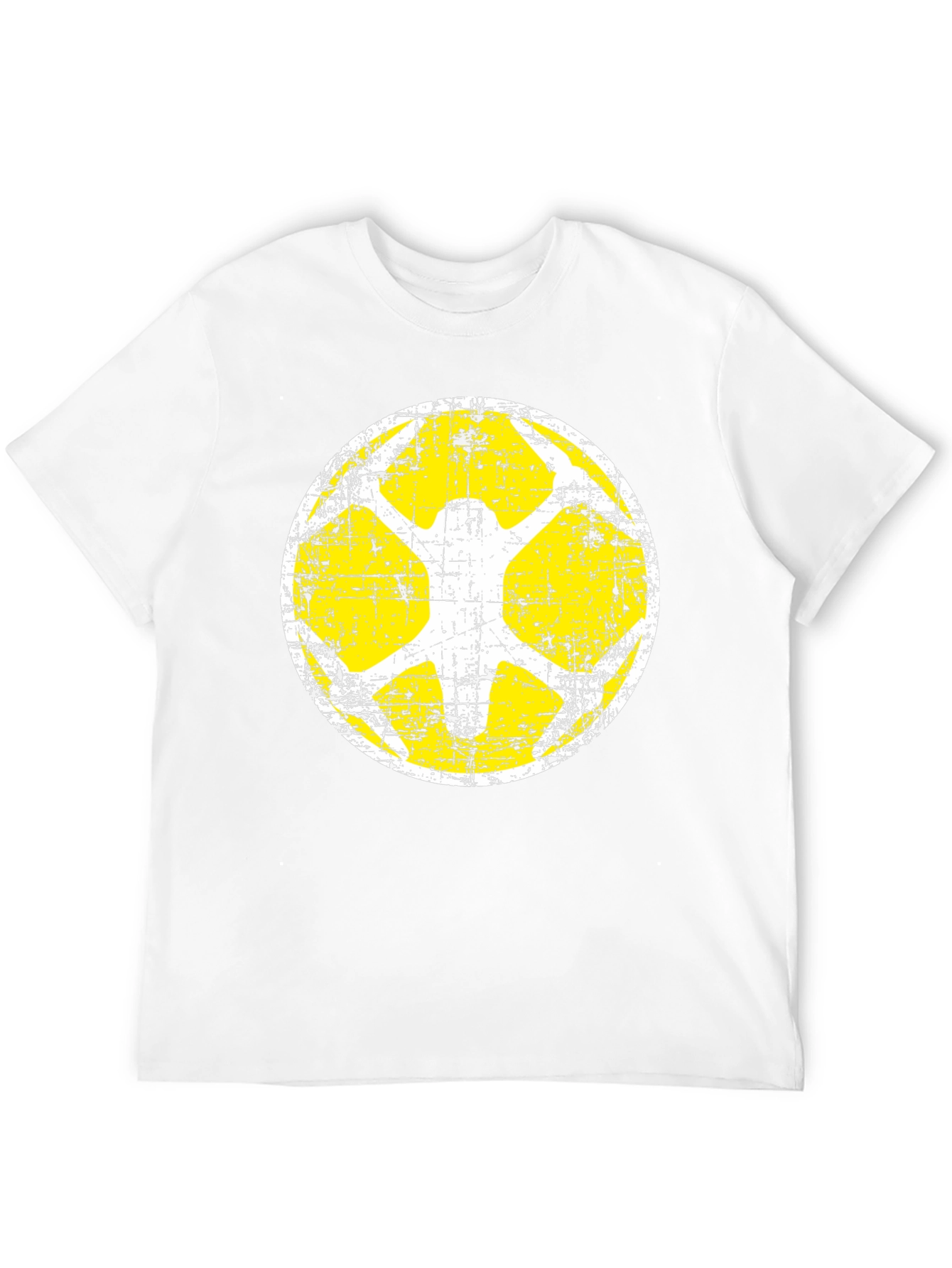 Retro Graphic Tee - Distressed Circle Design