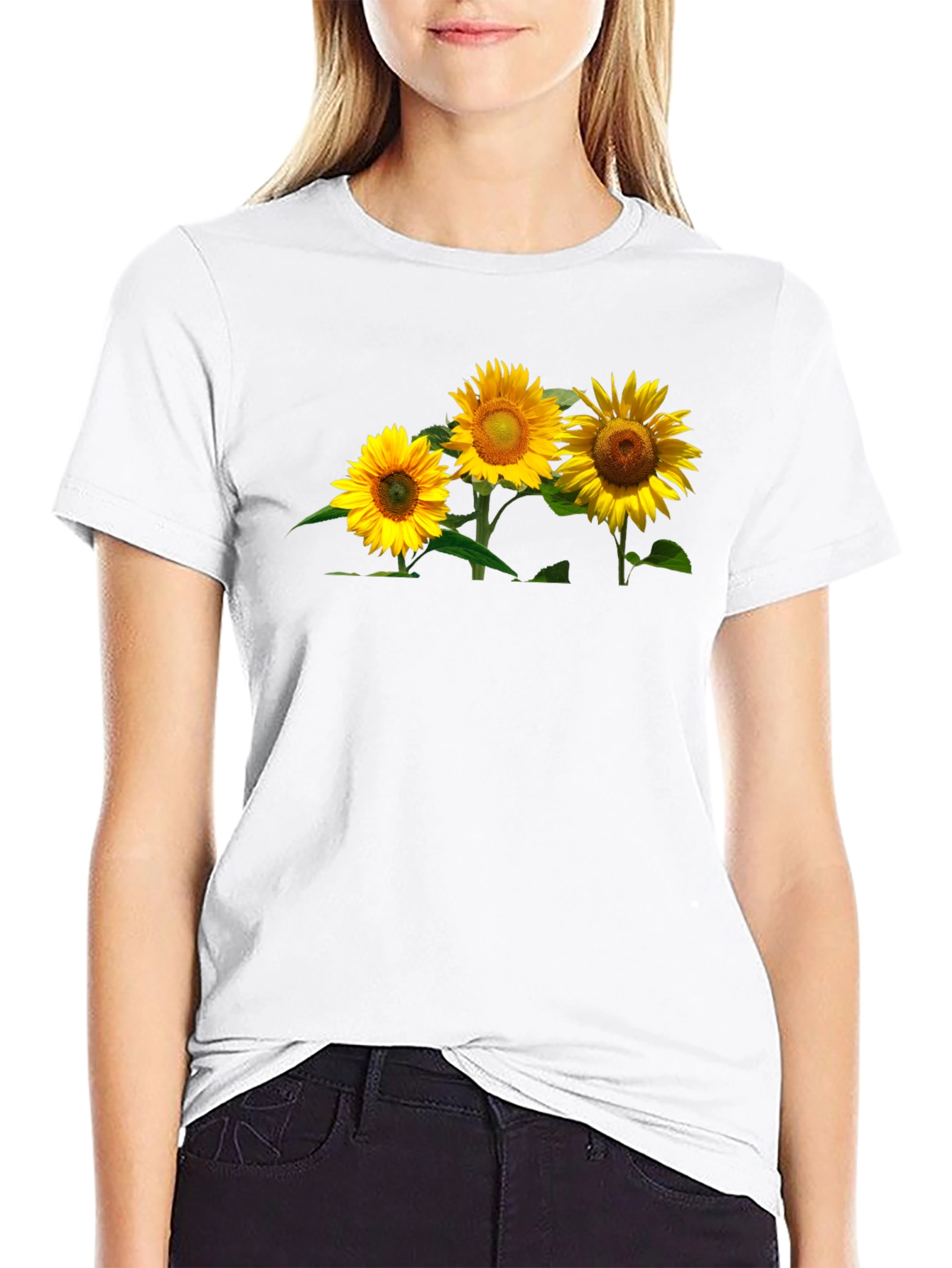 Sunflower Graphic Tee - Mens Black T-Shirt