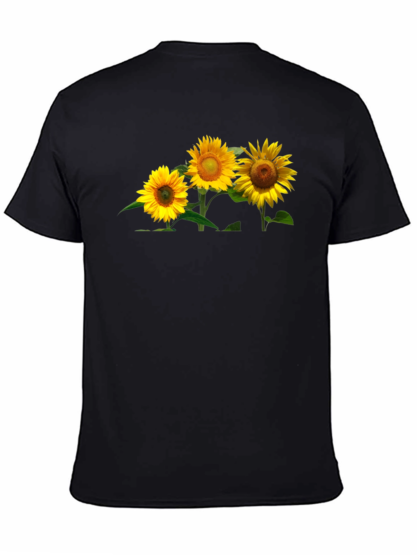 Sunflower Graphic Tee - Mens Black T-Shirt