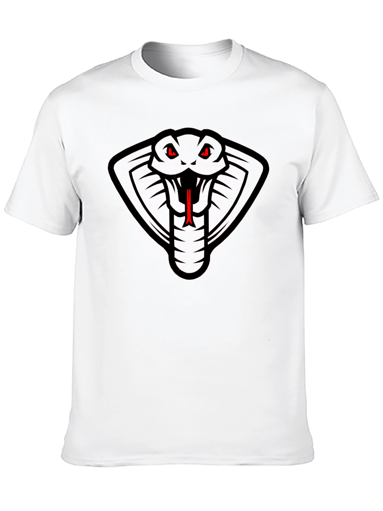 Cobra Snake Graphic Tee - Mens Black T-Shirt