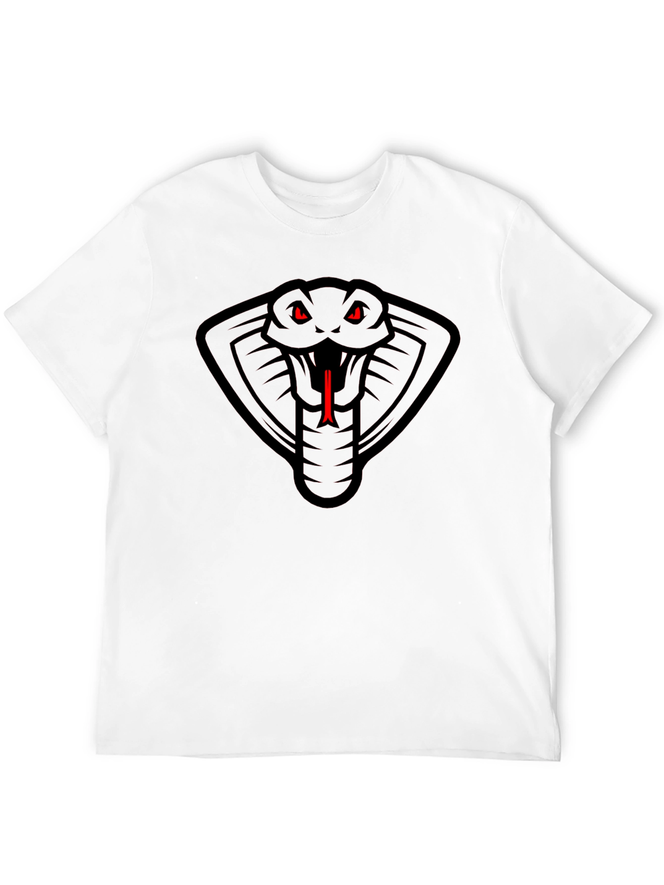 Cobra Snake Graphic Tee - Mens Black T-Shirt