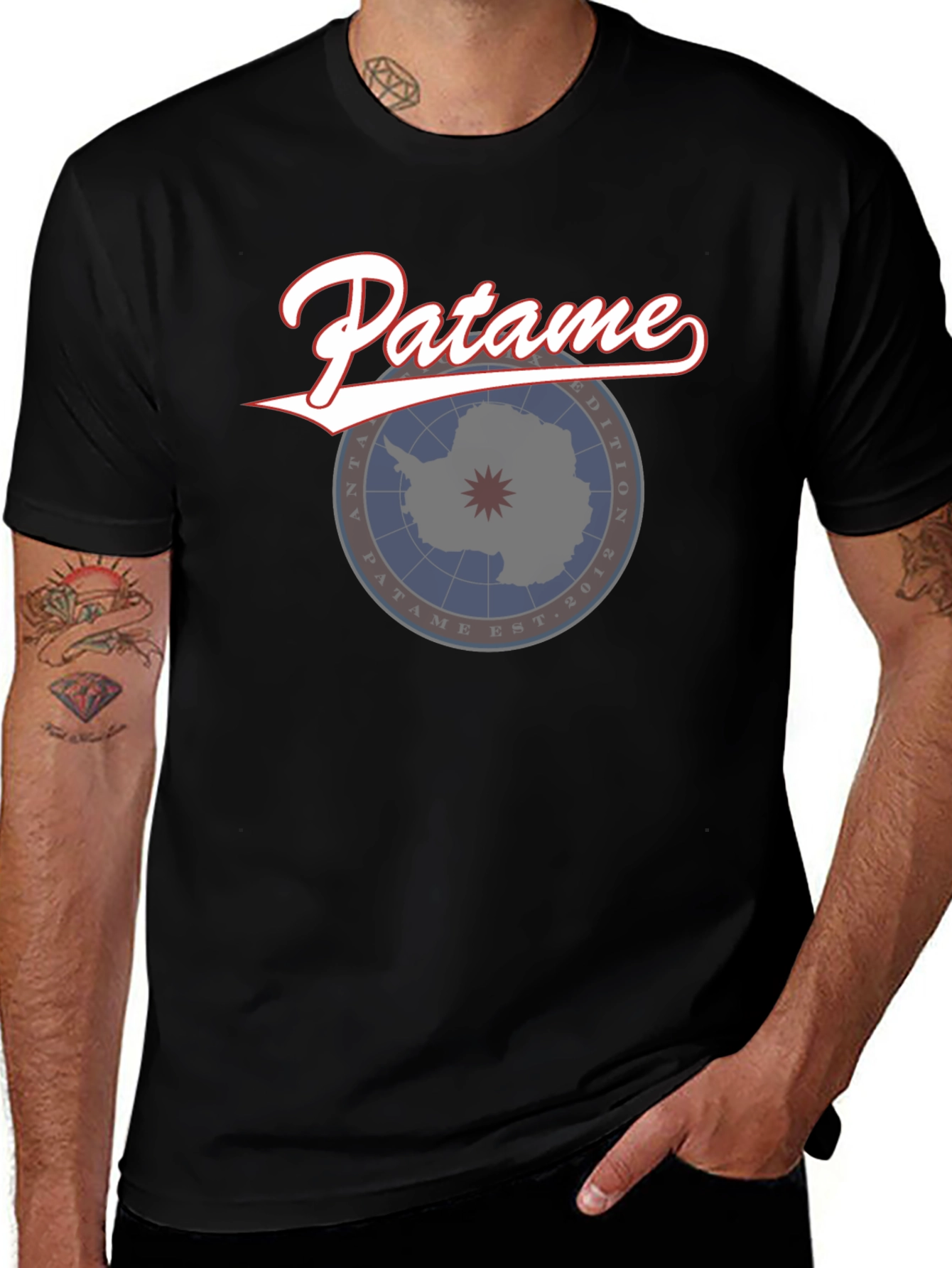 Patame Antarctica Edition Graphic Tee - Black