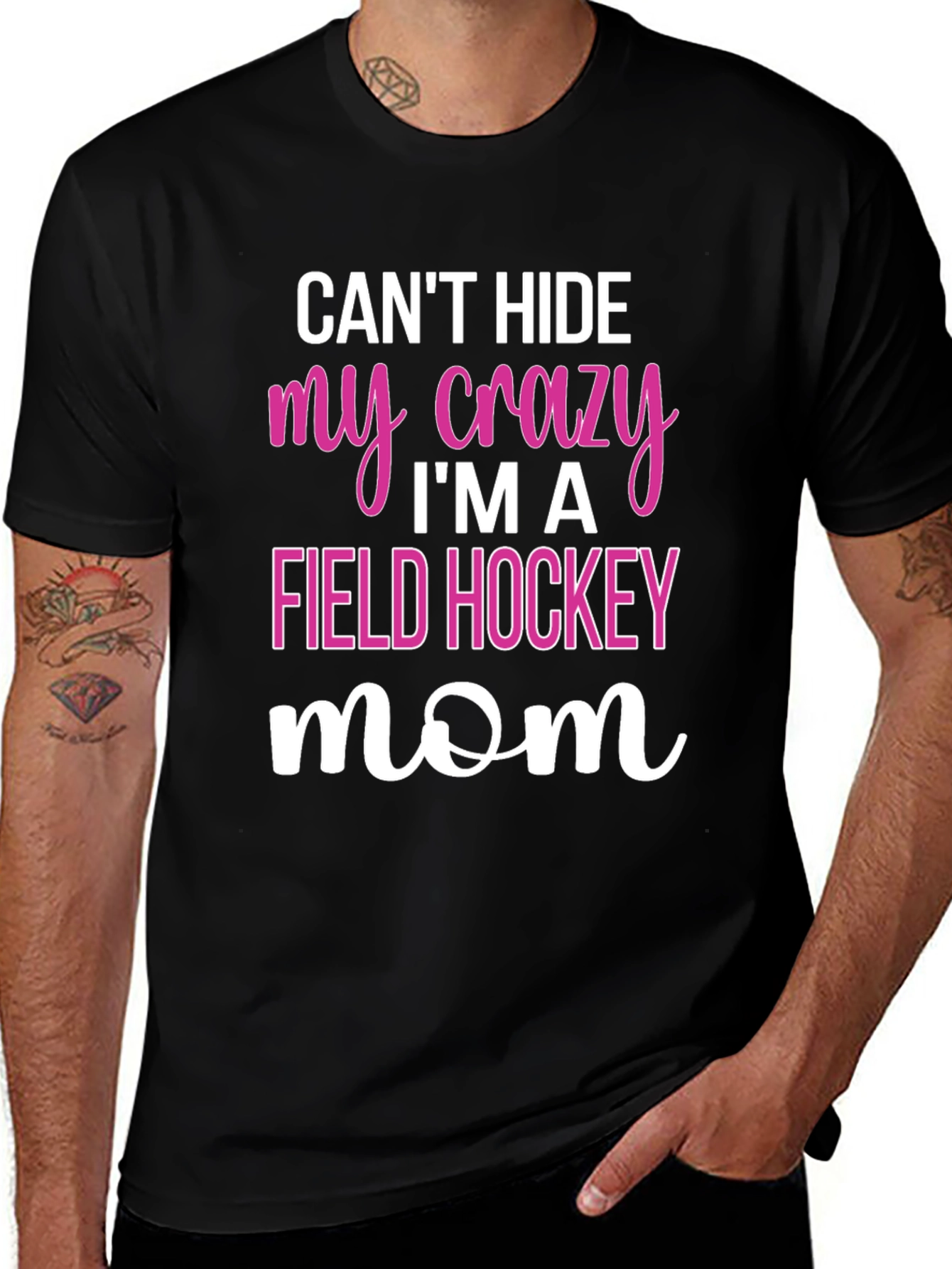 Crazy Field Hockey Mom T-Shirt
