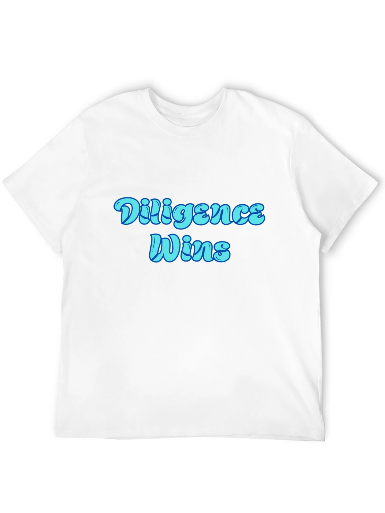 Diligence Wins Graphic T-Shirt - Black