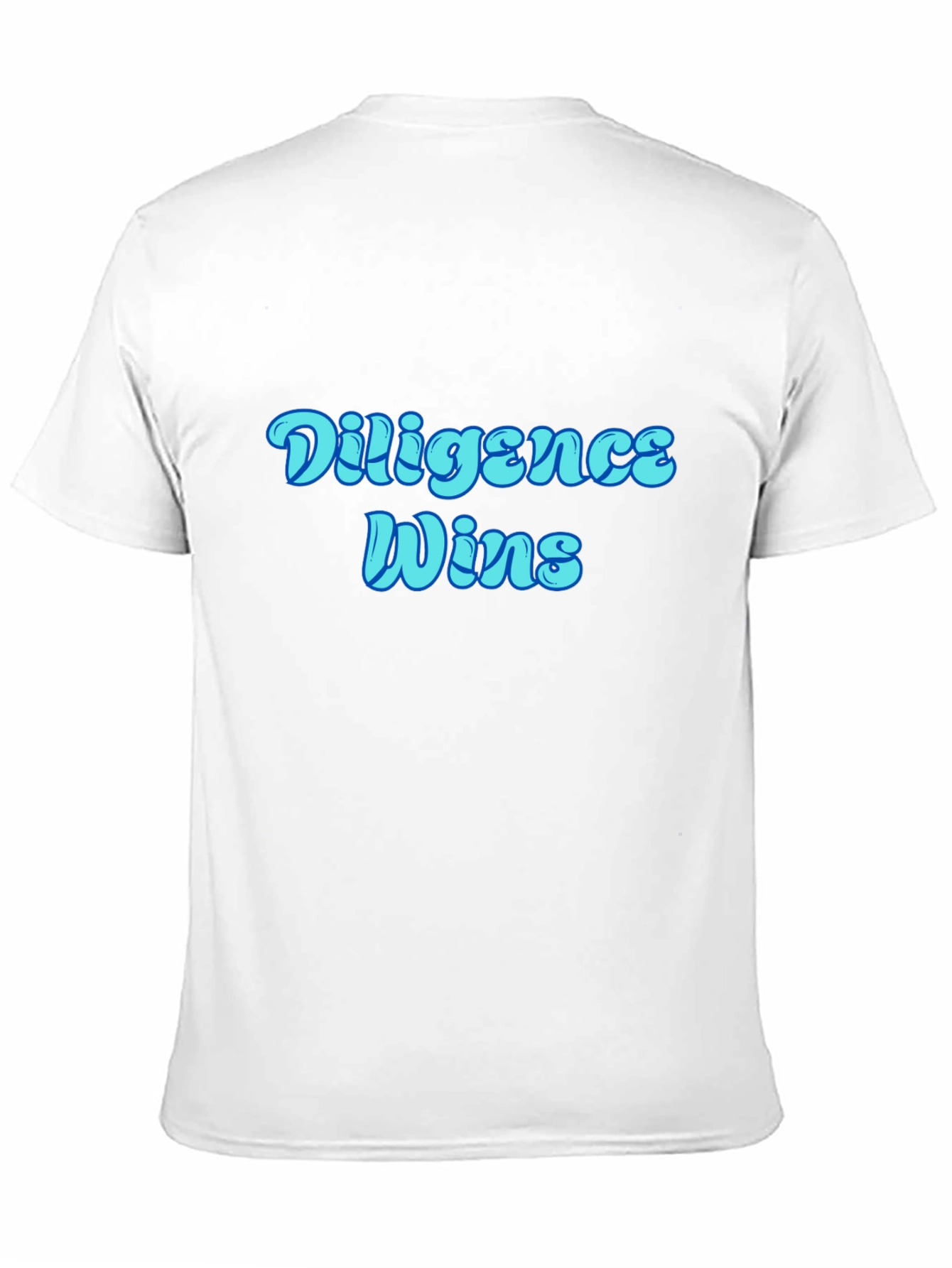 Diligence Wins Graphic T-Shirt - Black