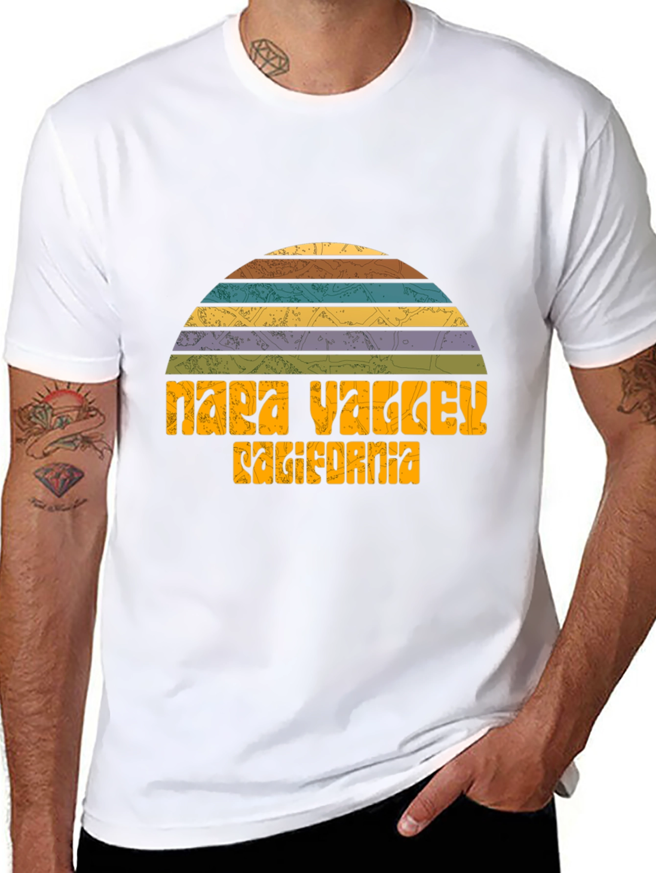 Retro Napa Valley California T-Shirt