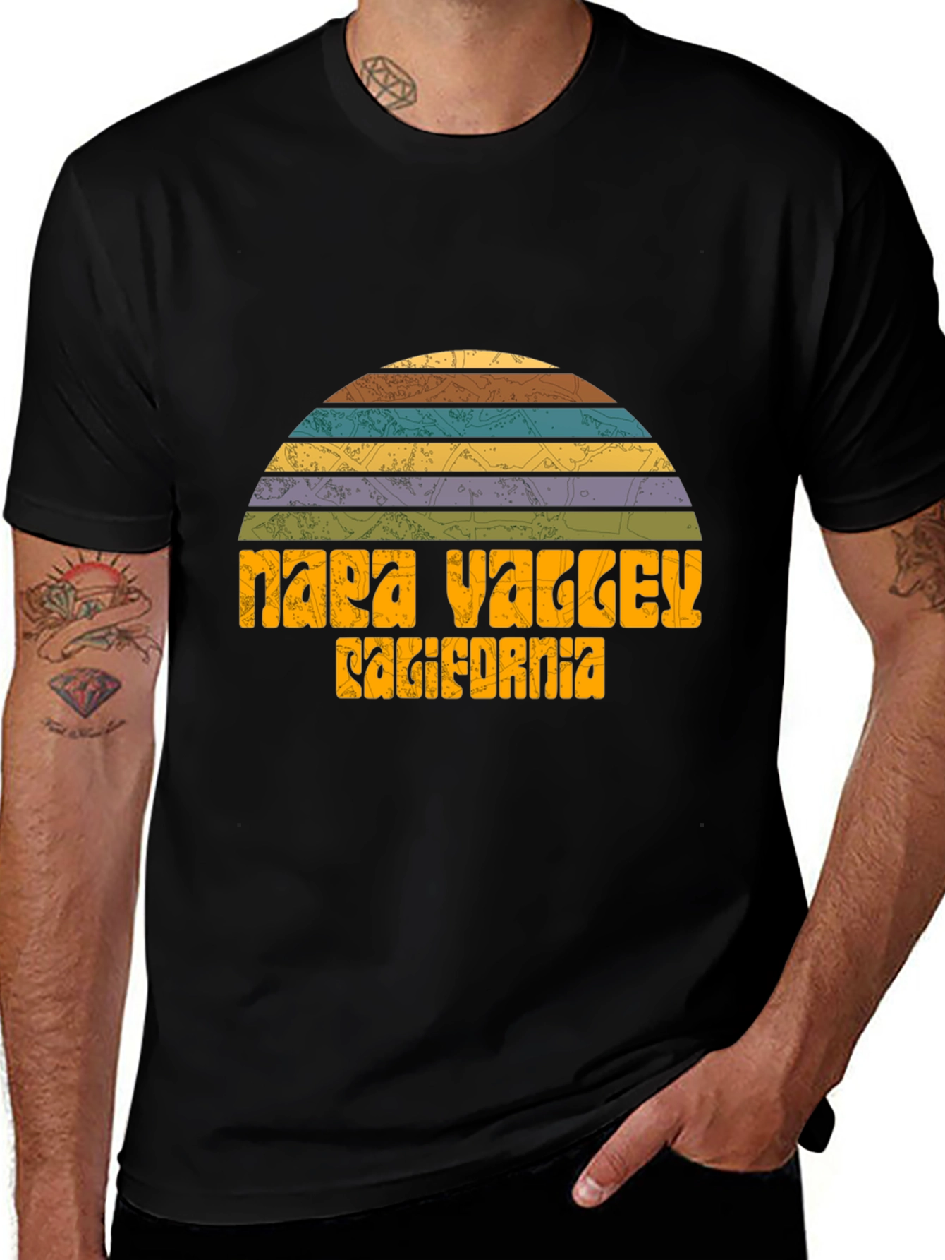Retro Napa Valley California T-Shirt