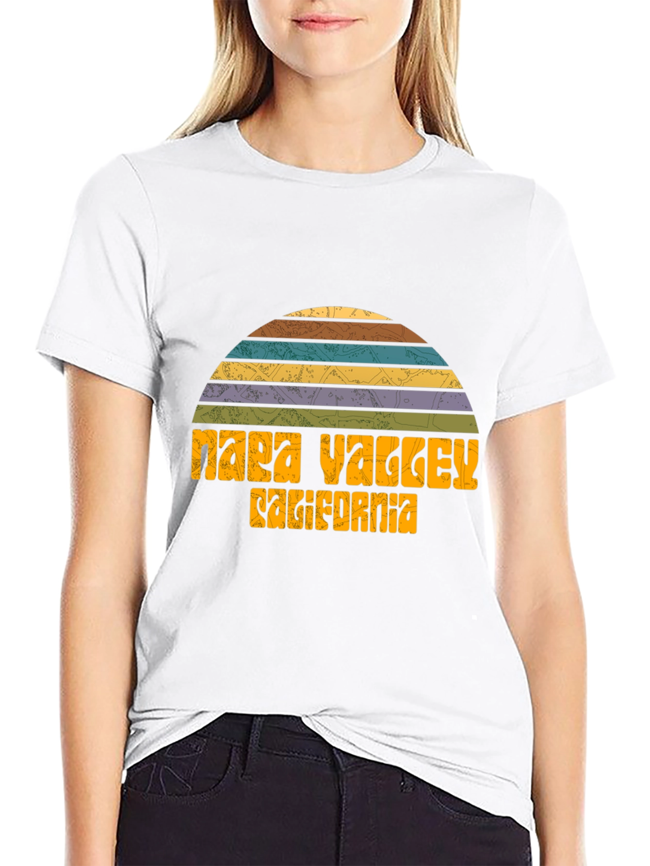 Retro Napa Valley California T-Shirt