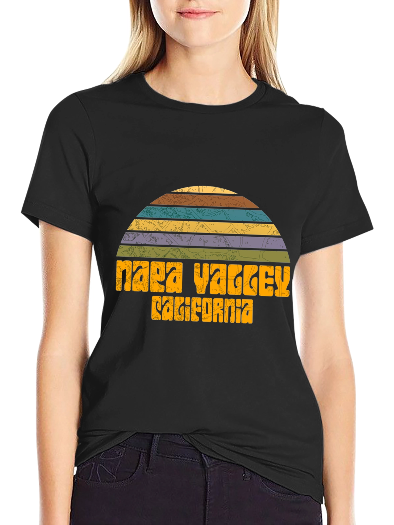 Retro Napa Valley California T-Shirt