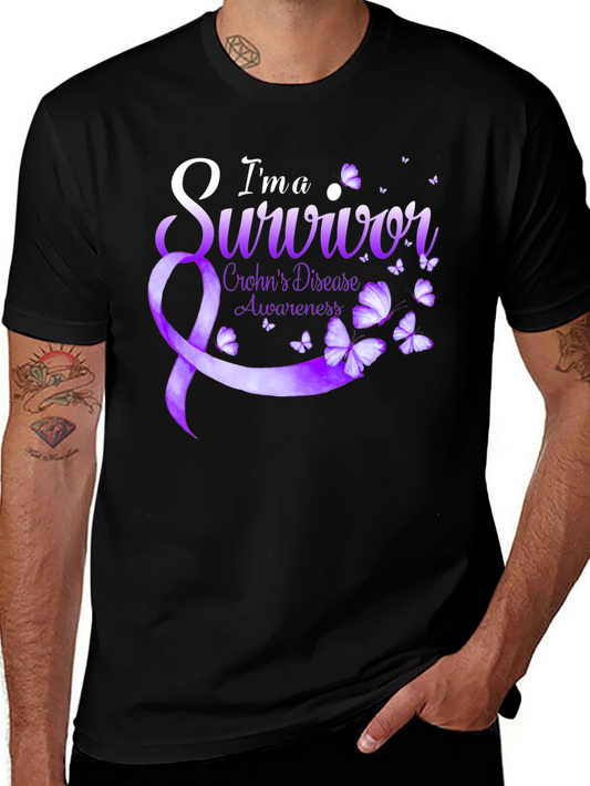 Crohns Disease Awareness Survivor T-Shirt