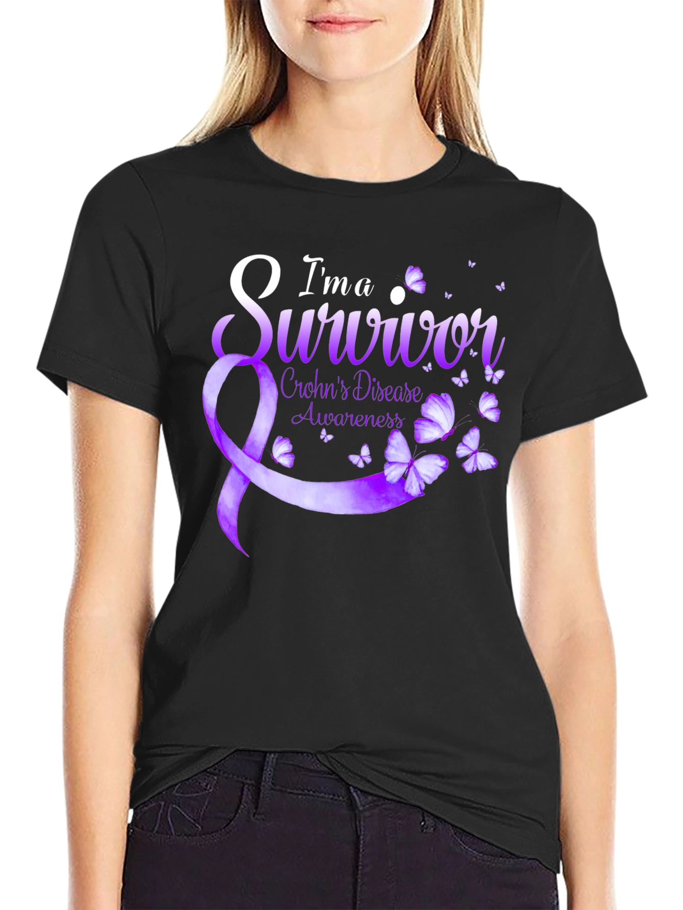 Crohns Disease Awareness Survivor T-Shirt