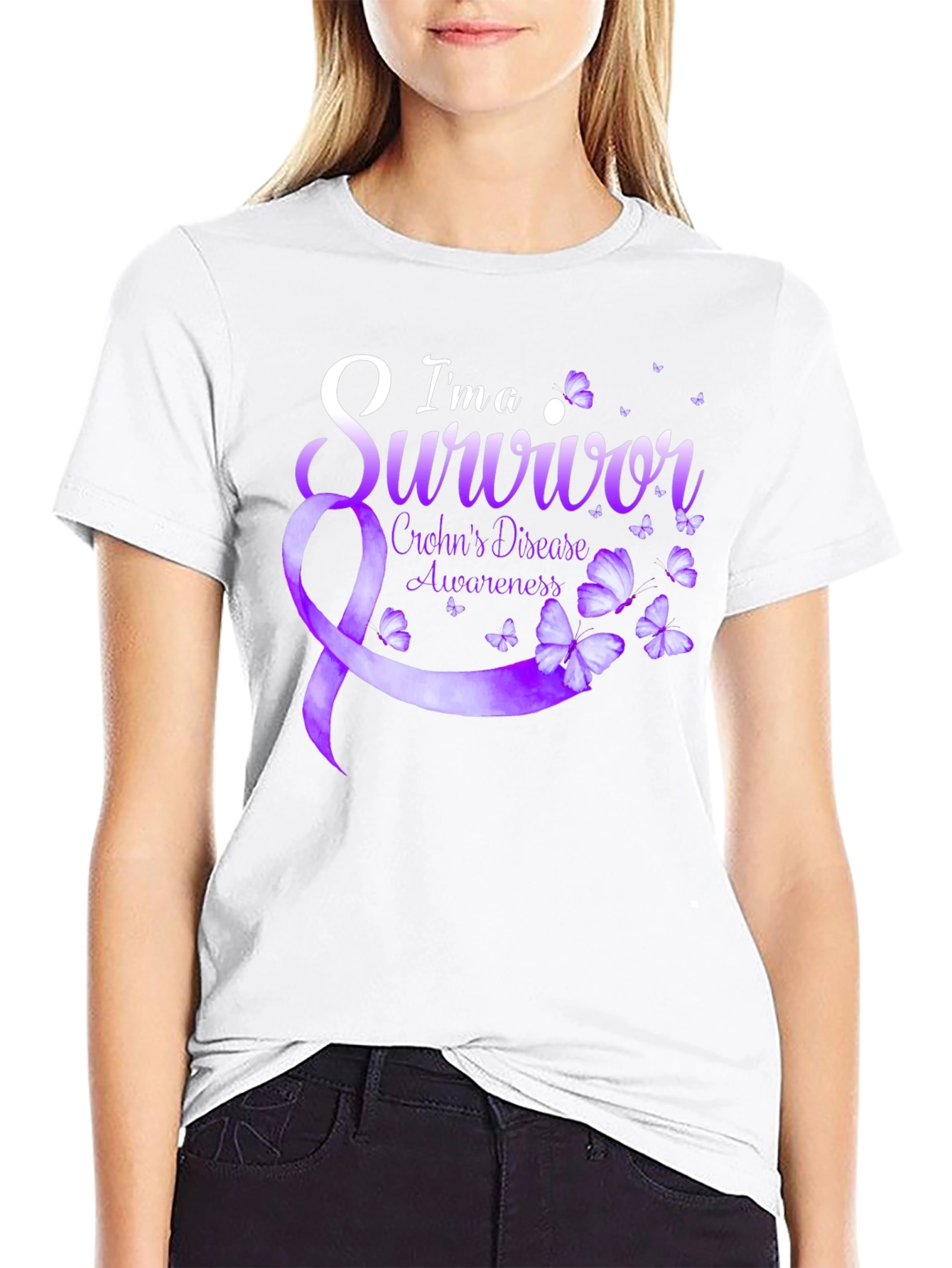 Crohns Disease Awareness Survivor T-Shirt