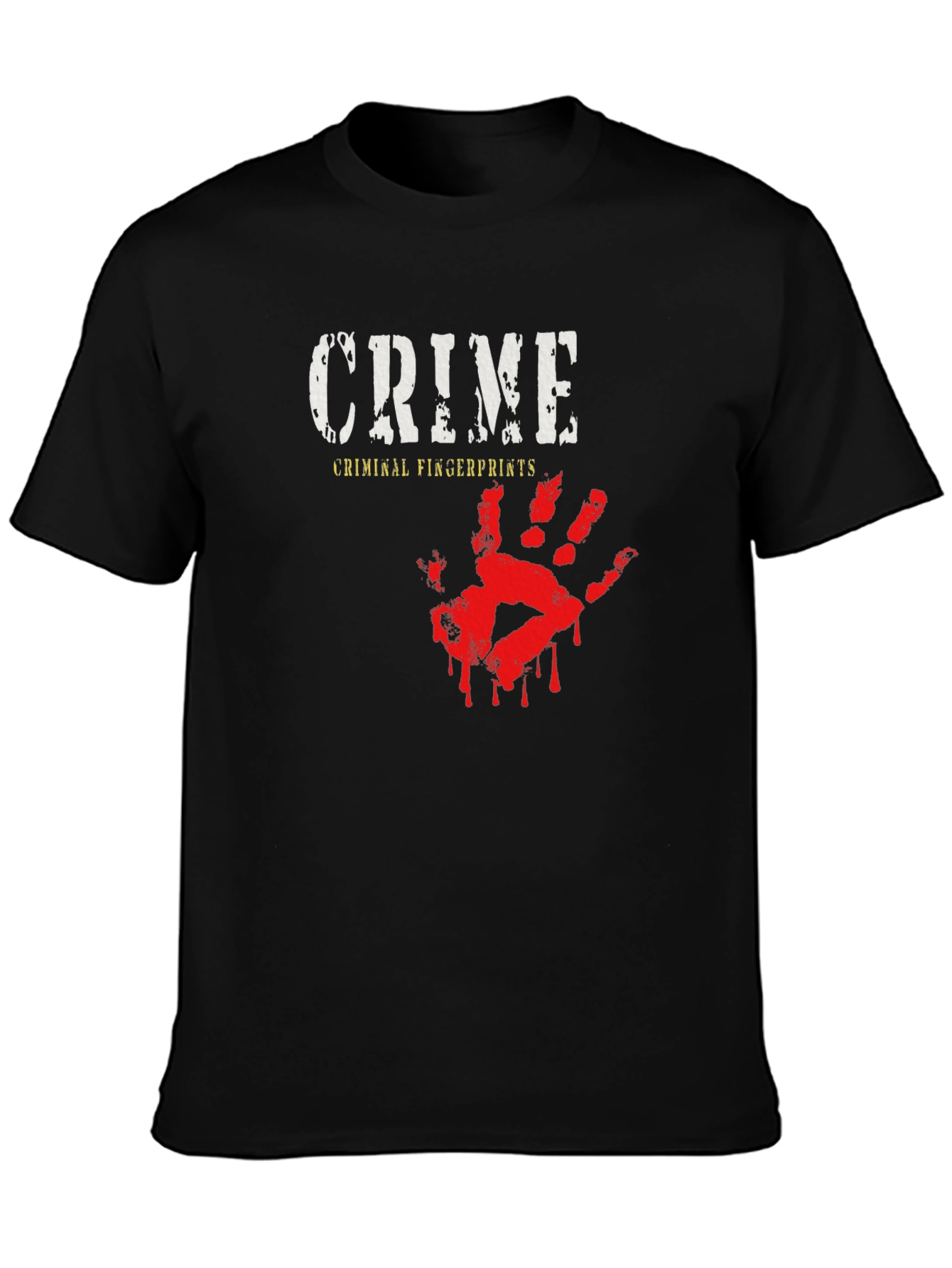 Crime Scene Graphic Print T-Shirt