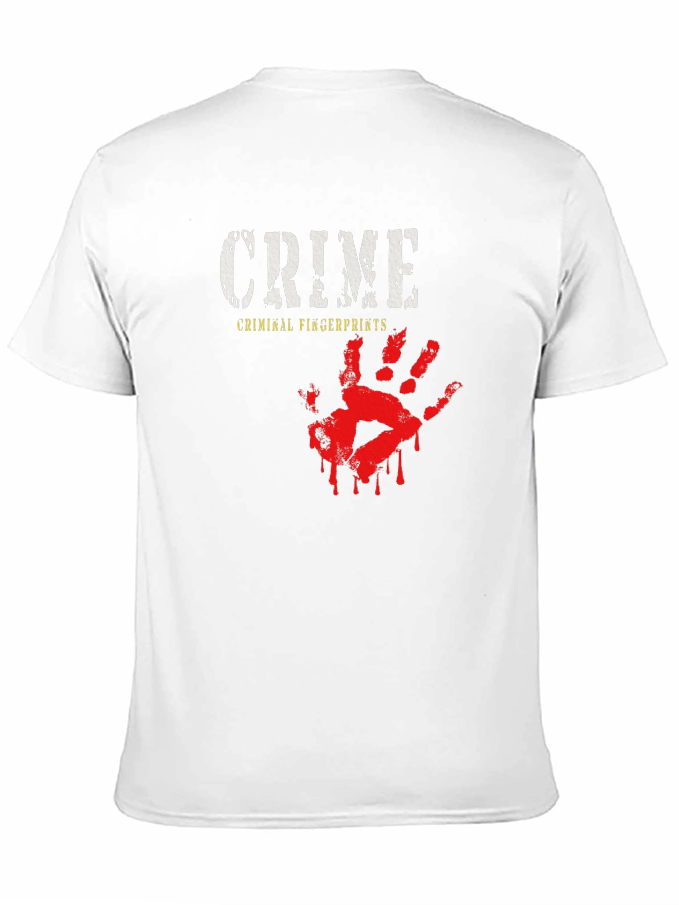 Crime Scene Graphic Print T-Shirt