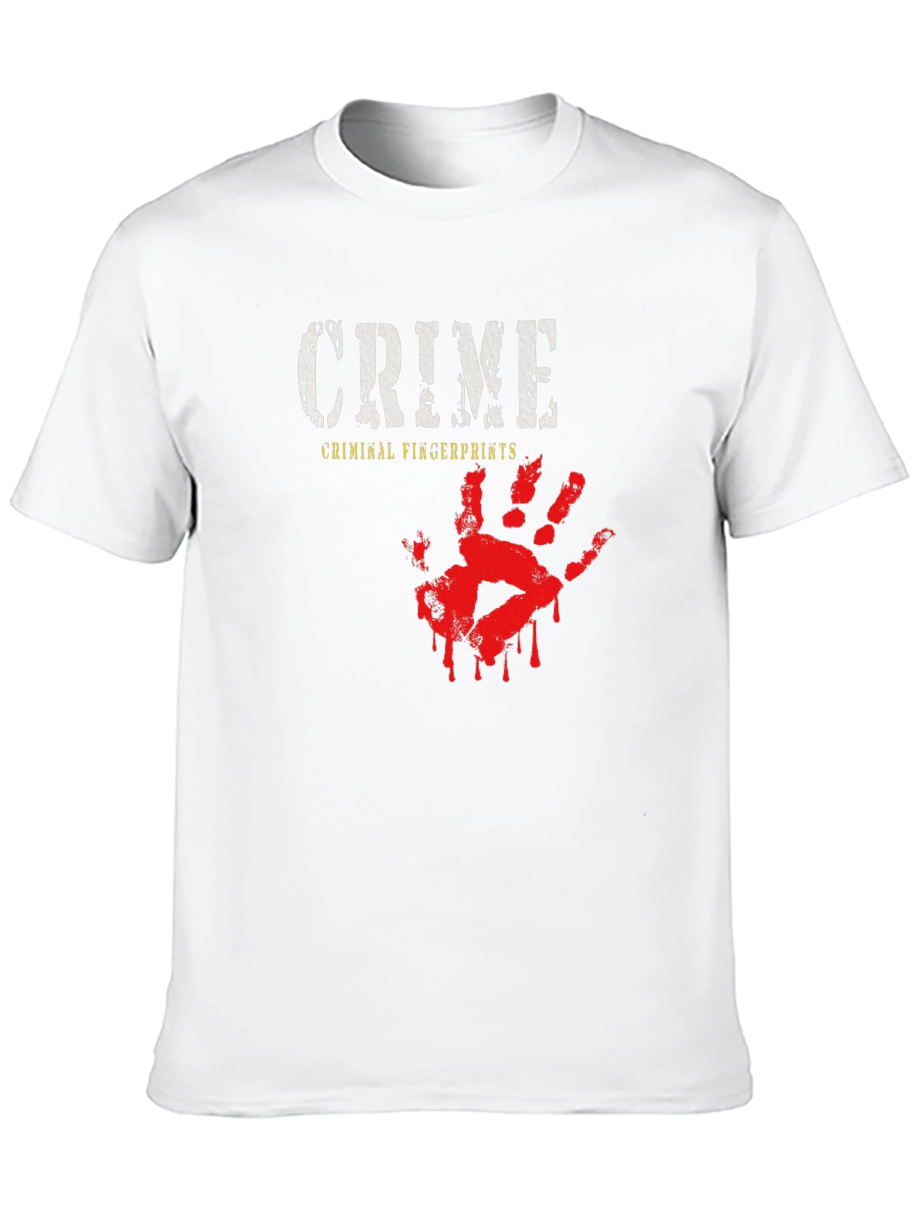 Crime Scene Graphic Print T-Shirt