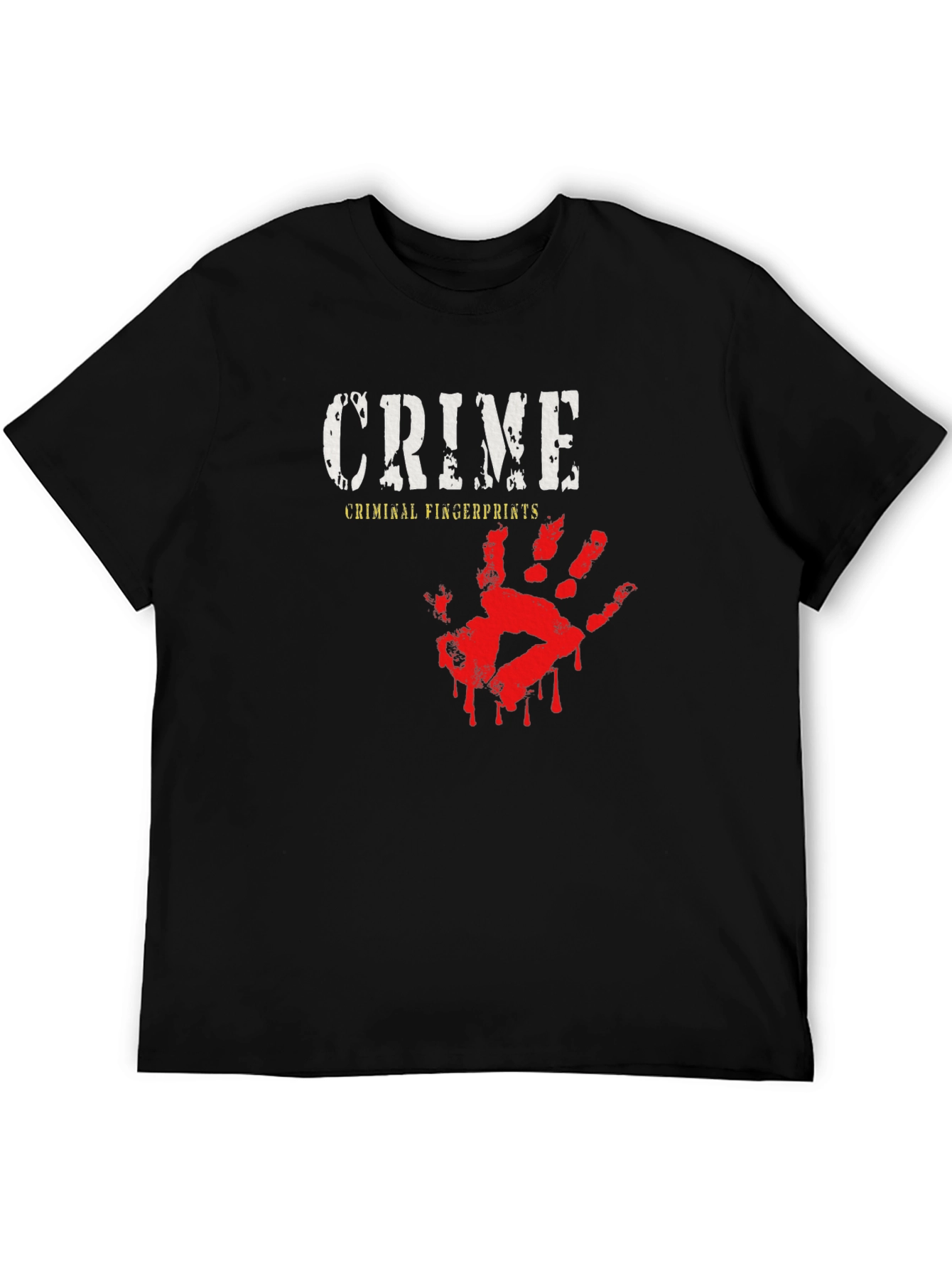 Crime Scene Graphic Print T-Shirt