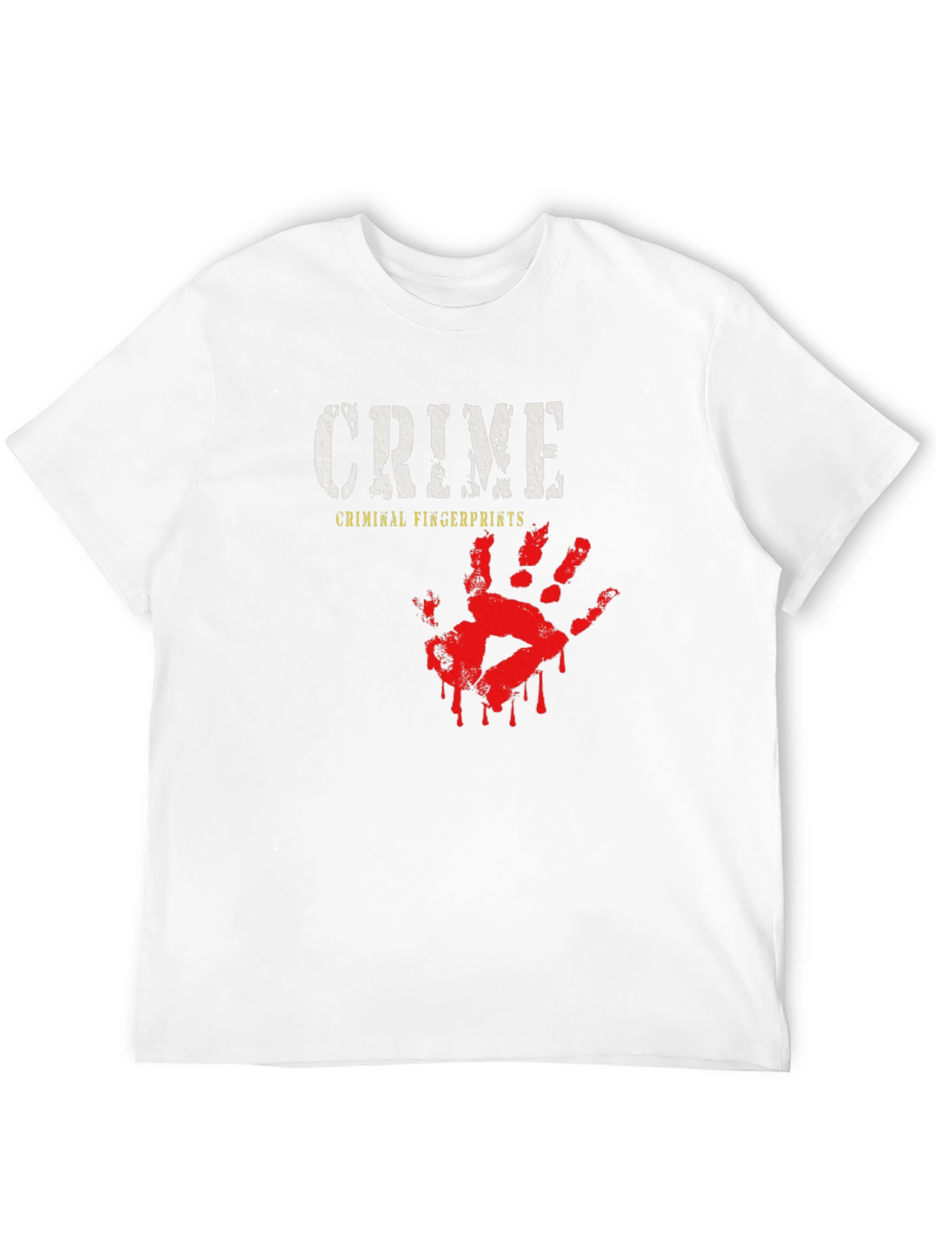 Crime Scene Graphic Print T-Shirt
