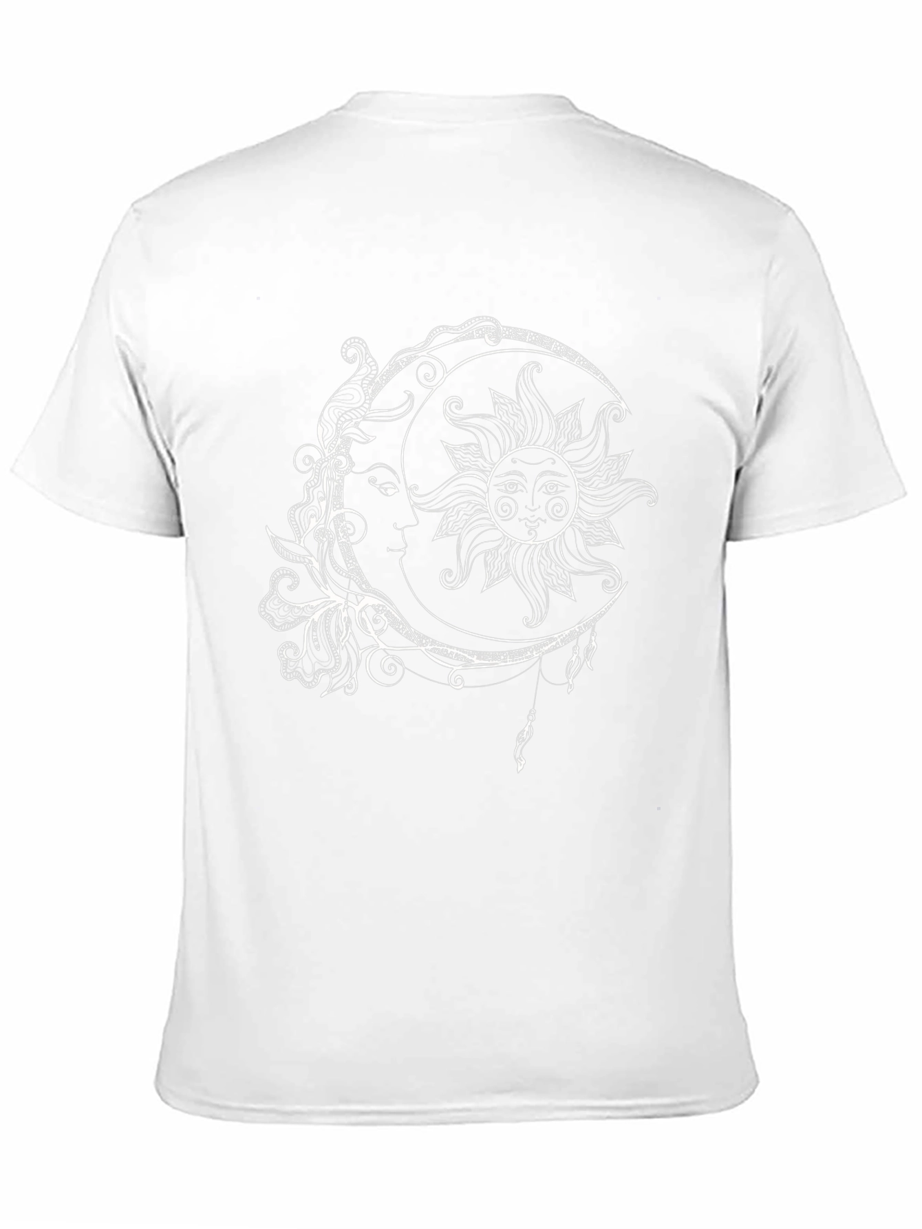 Celestial Sun & Moon Graphic T-Shirt