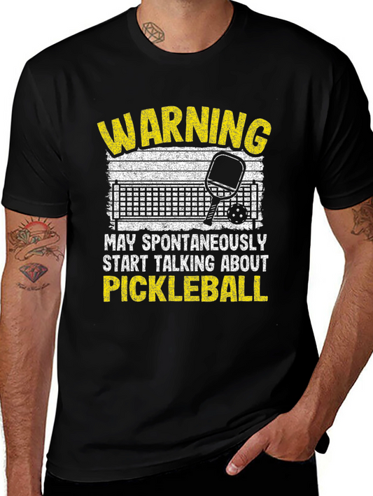 Pickleball Warning T-Shirt Funny Gift