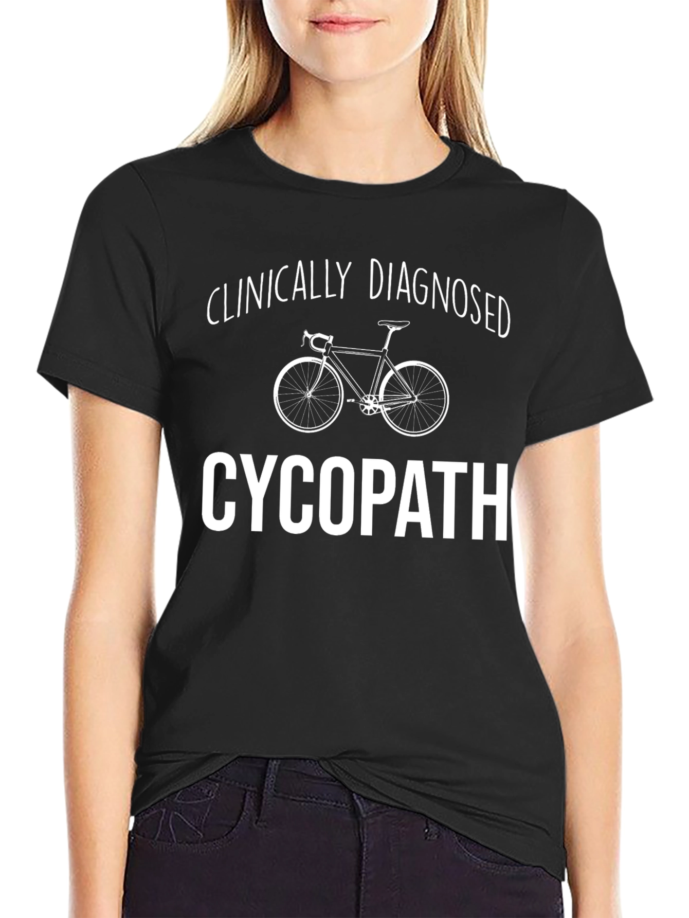 Clinically Diagnosed Cycopath Graphic Tee