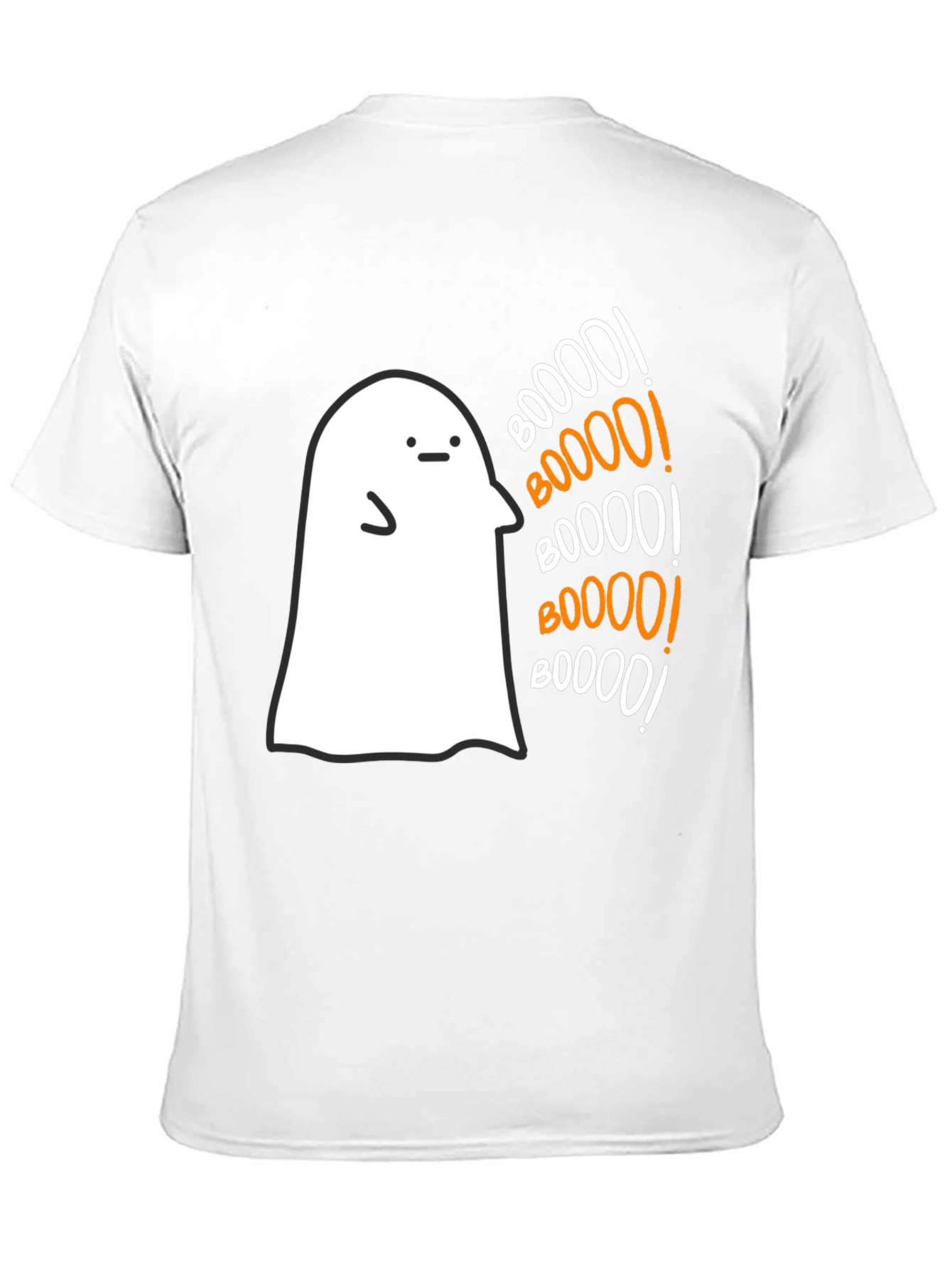 Boo! Ghost Graphic Tee - Spooky Season Comfort