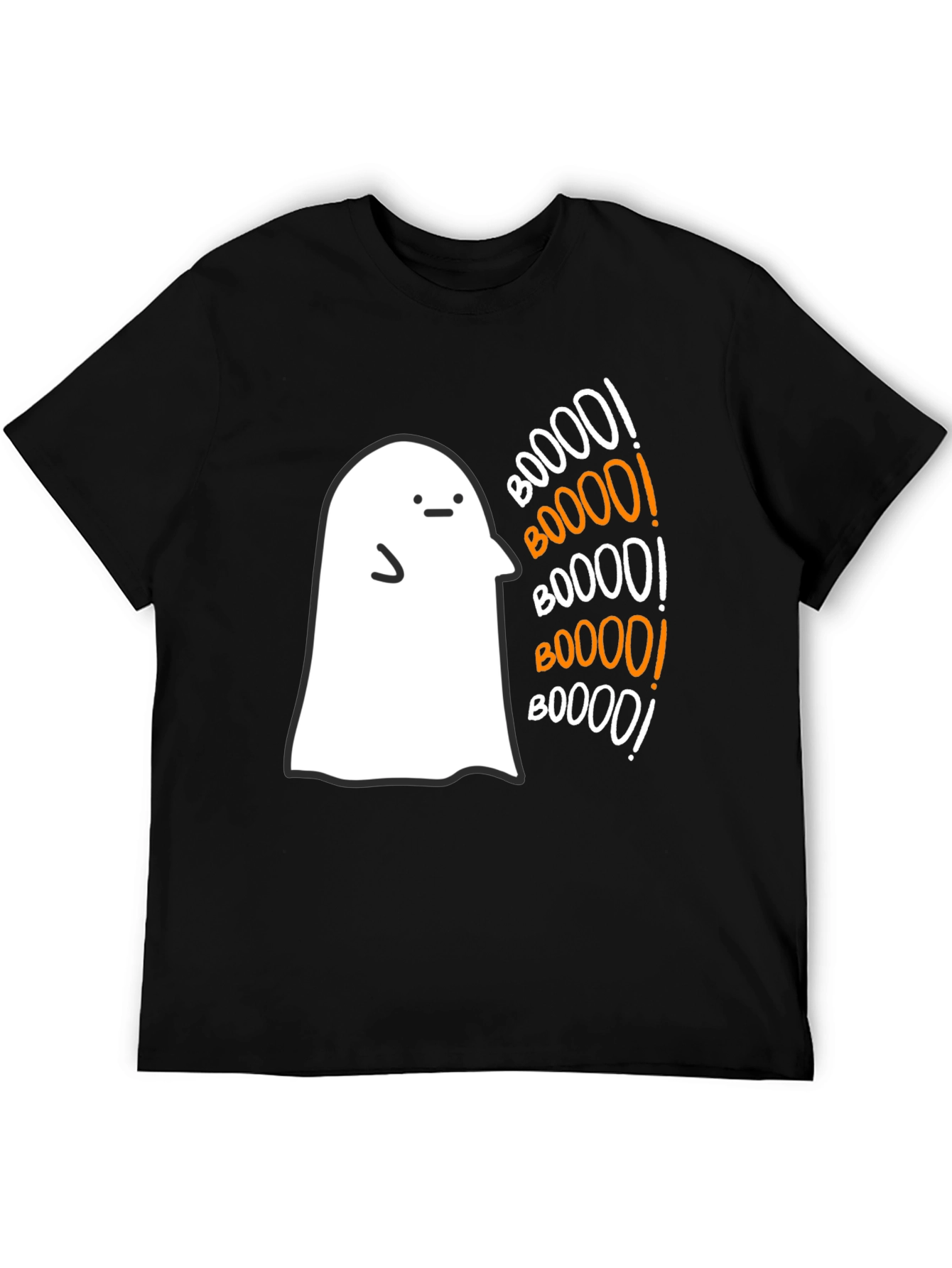 Boo! Ghost Graphic Tee - Spooky Season Comfort