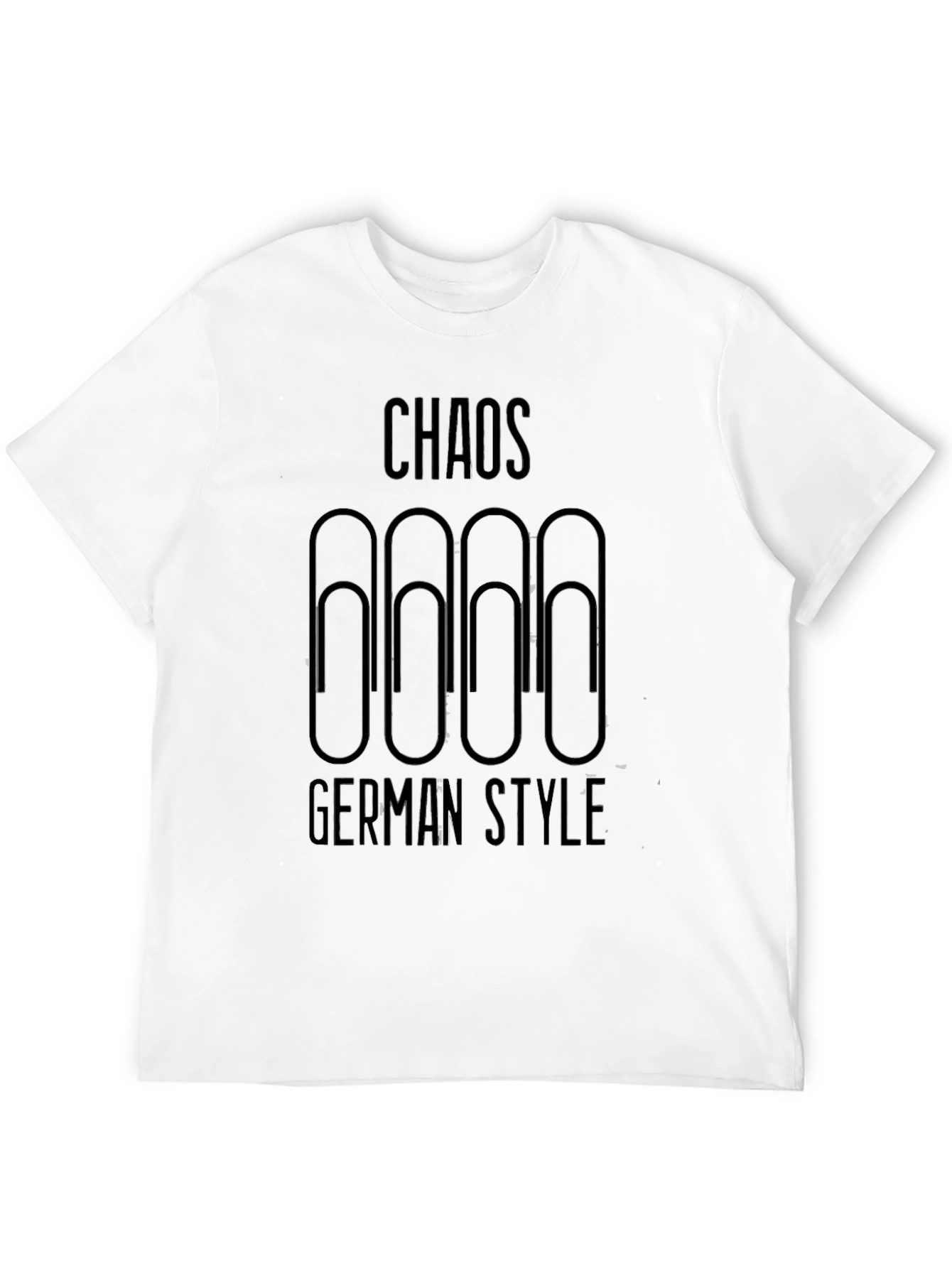 Chaos German Style Black Graphic Tee
