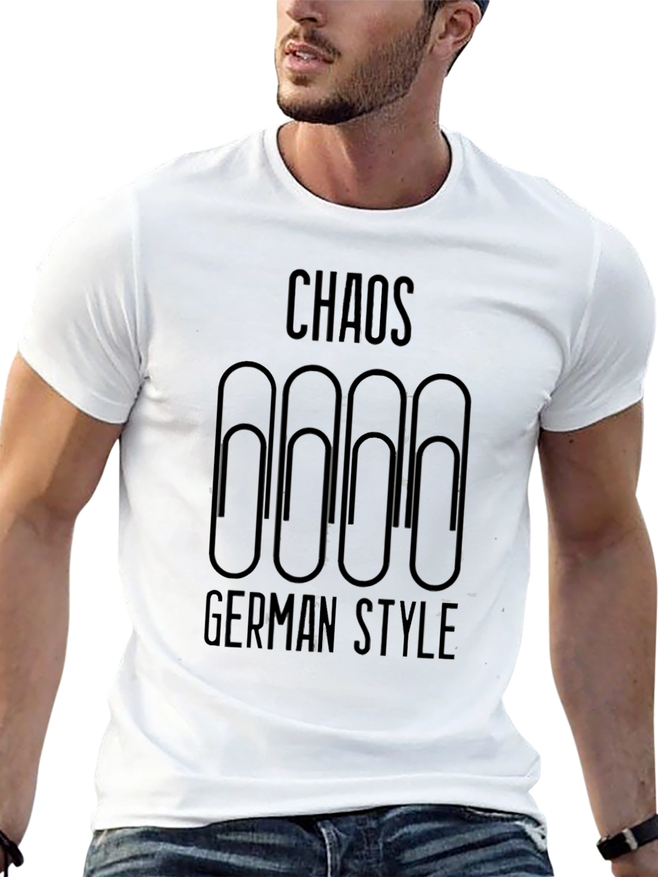 Chaos German Style Black Graphic Tee