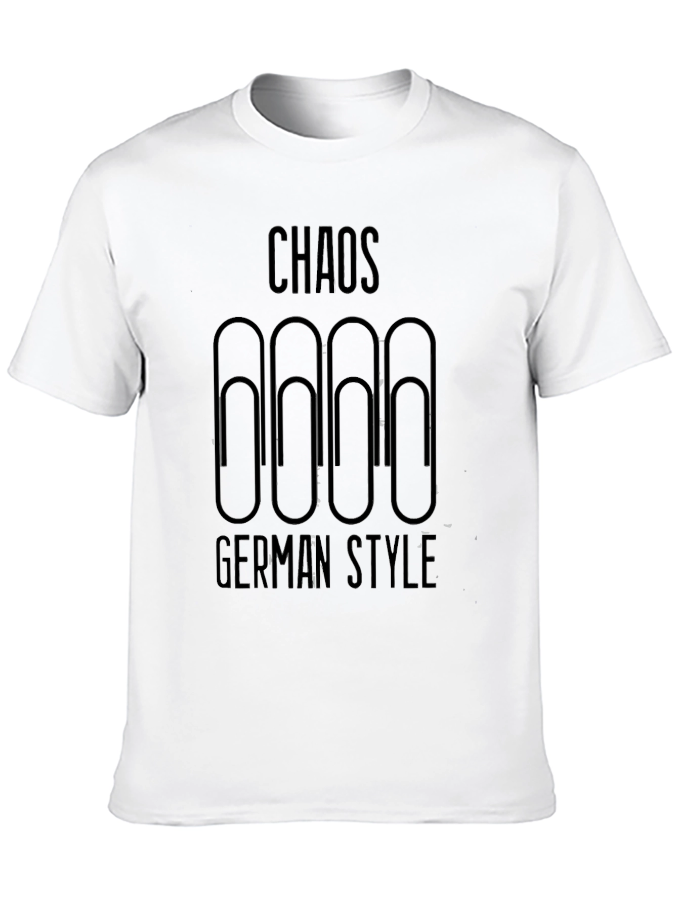 Chaos German Style Black Graphic Tee