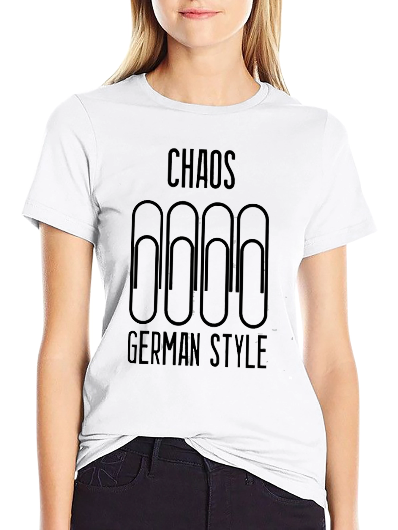 Chaos German Style Black Graphic Tee