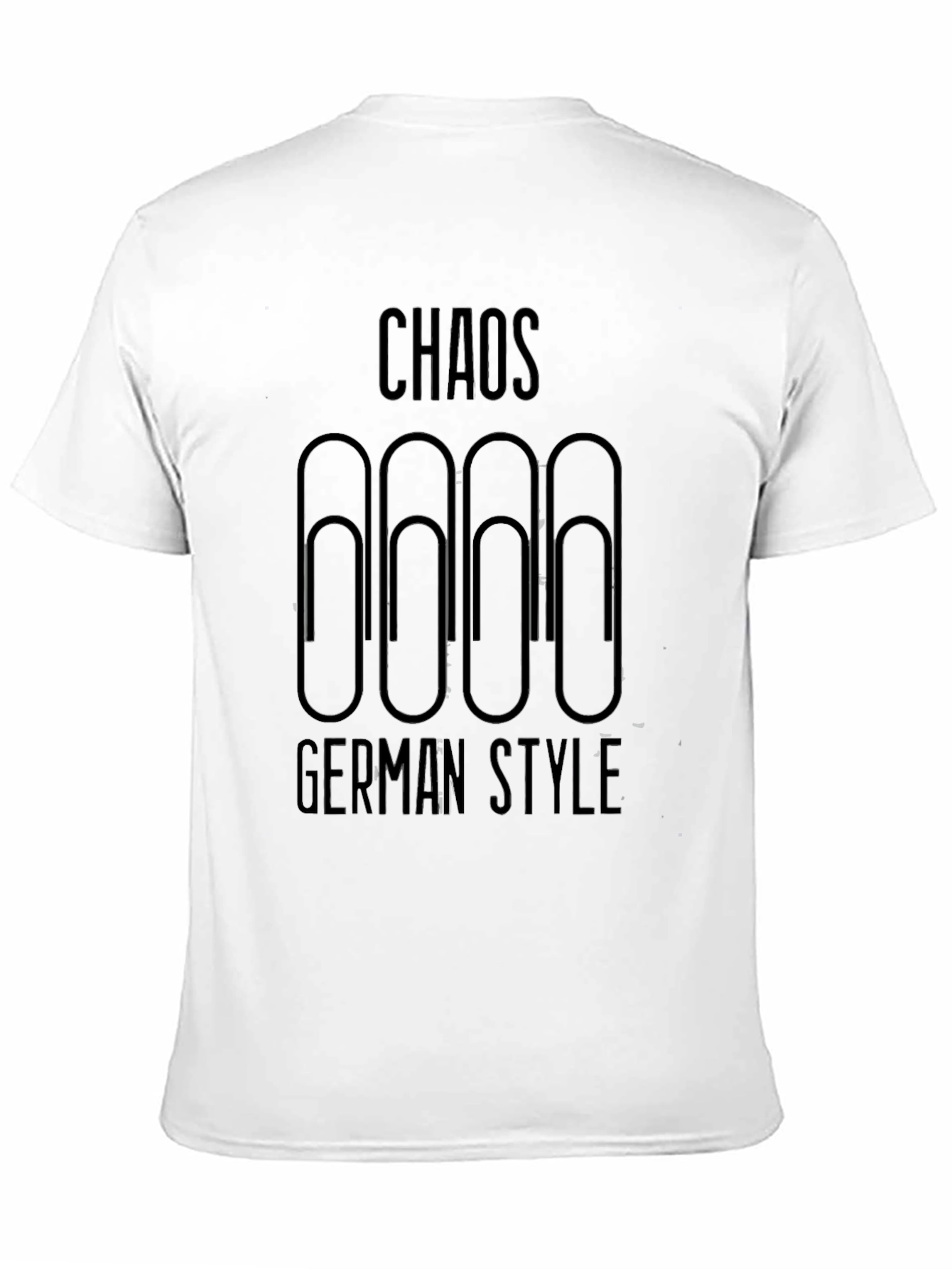 Chaos German Style Black Graphic Tee