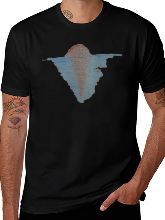 Abstract Sunset Graphic Tee