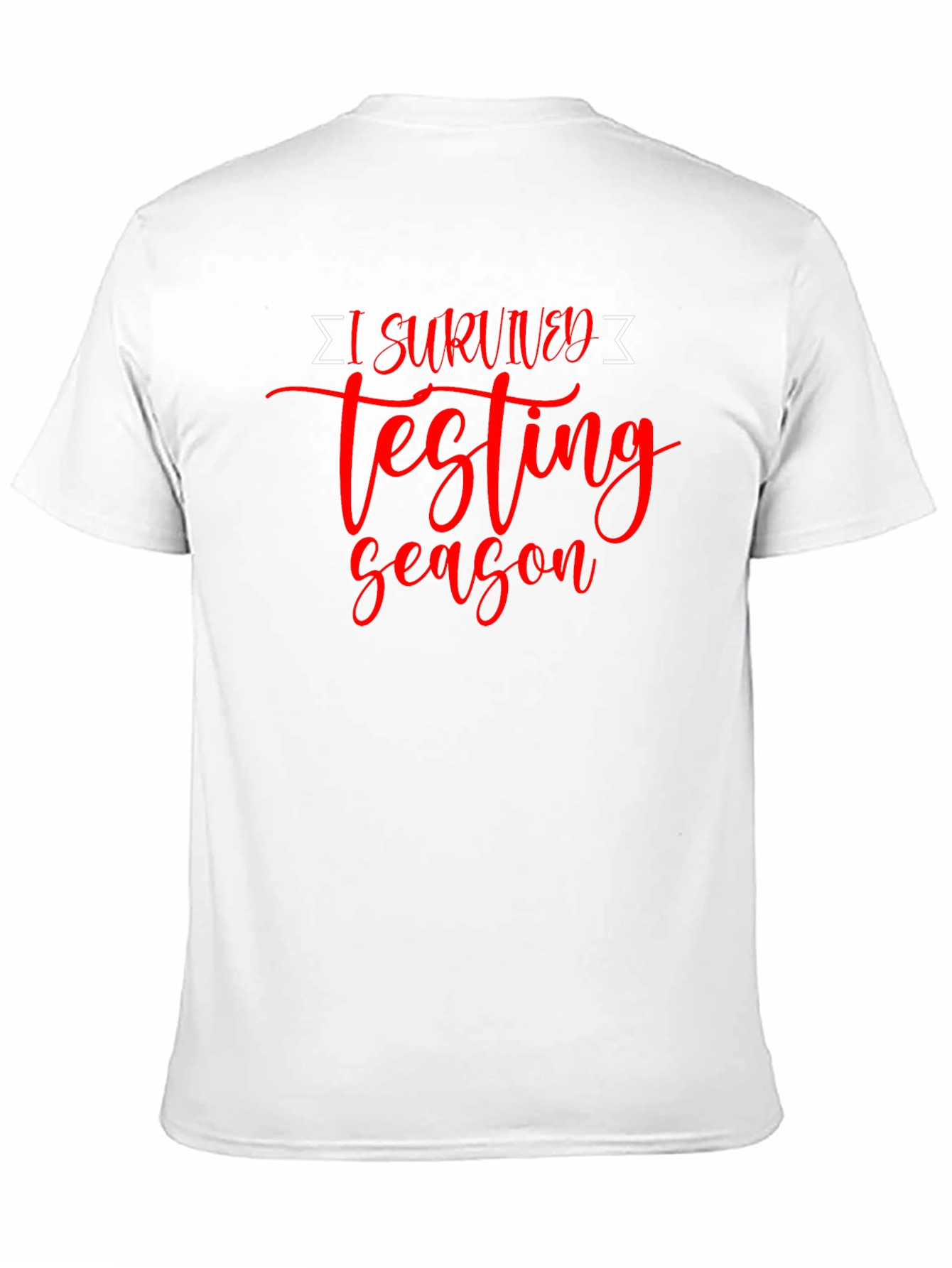 I Survived Testing Season Black T-Shirt