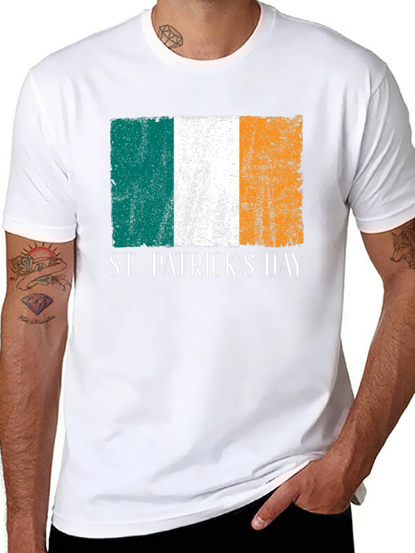 St. Patricks Day Irish Flag Graphic Tee