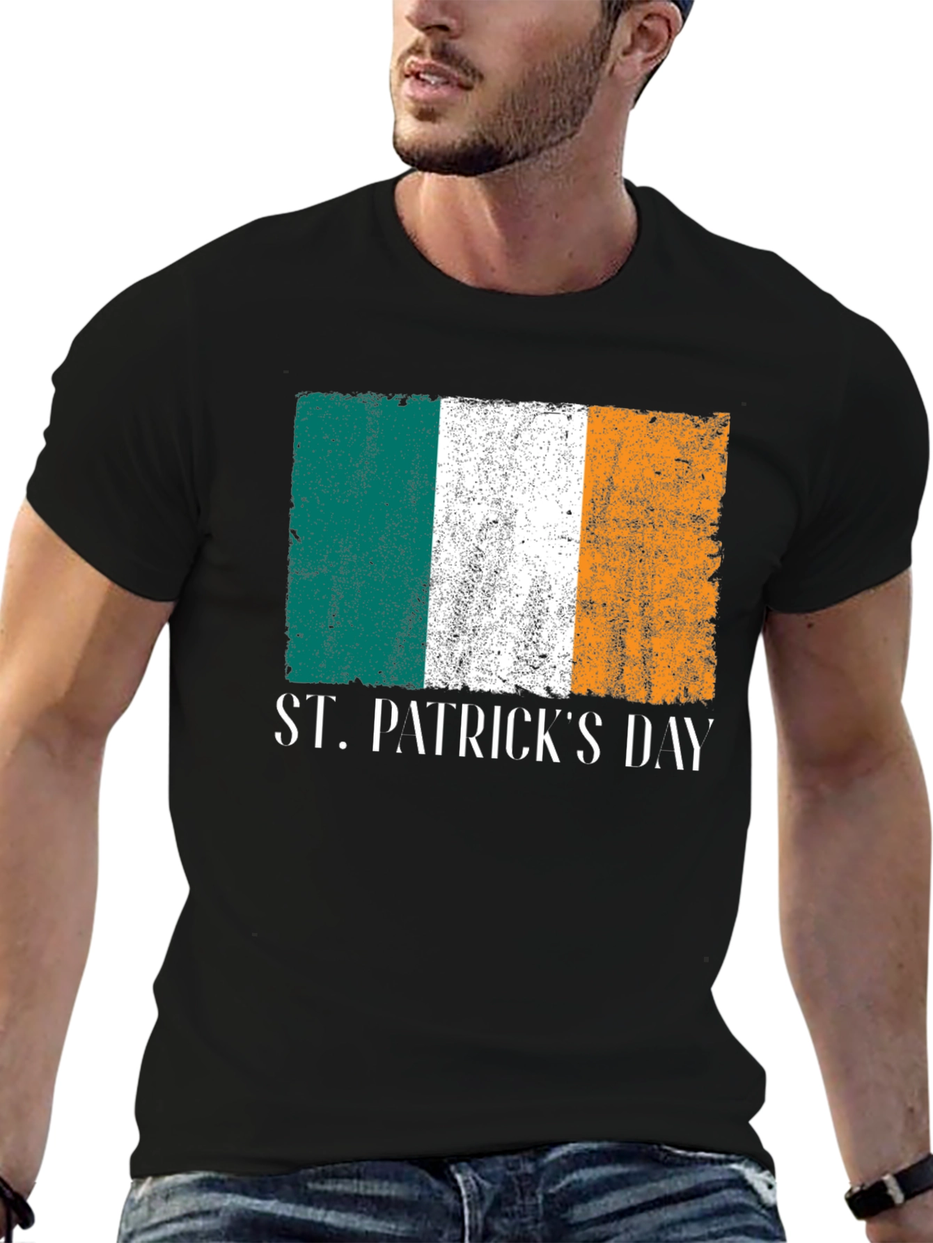 St. Patricks Day Irish Flag Graphic Tee