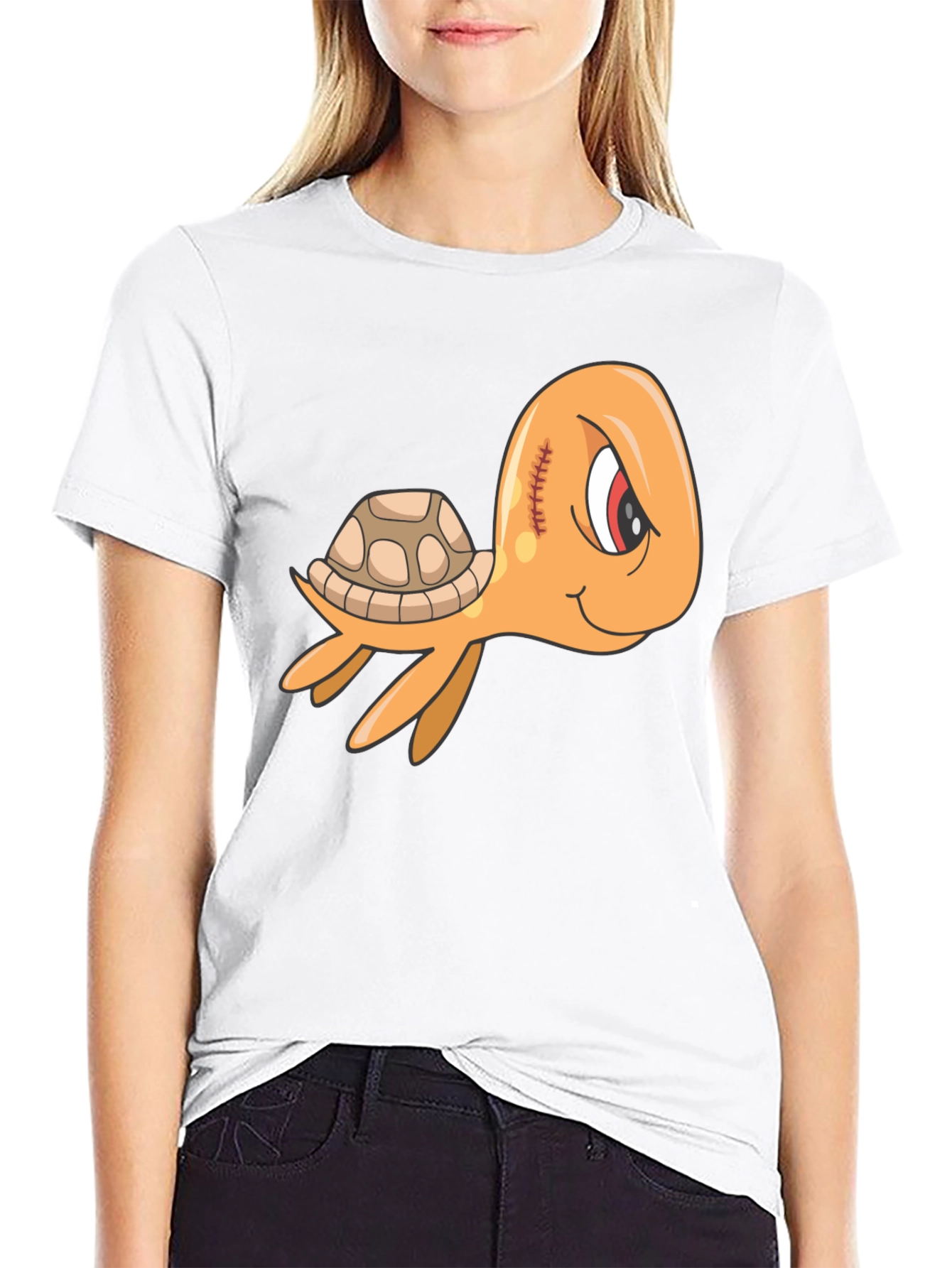 Cool Turtle Graphic Tee - Mens Black T-Shirt