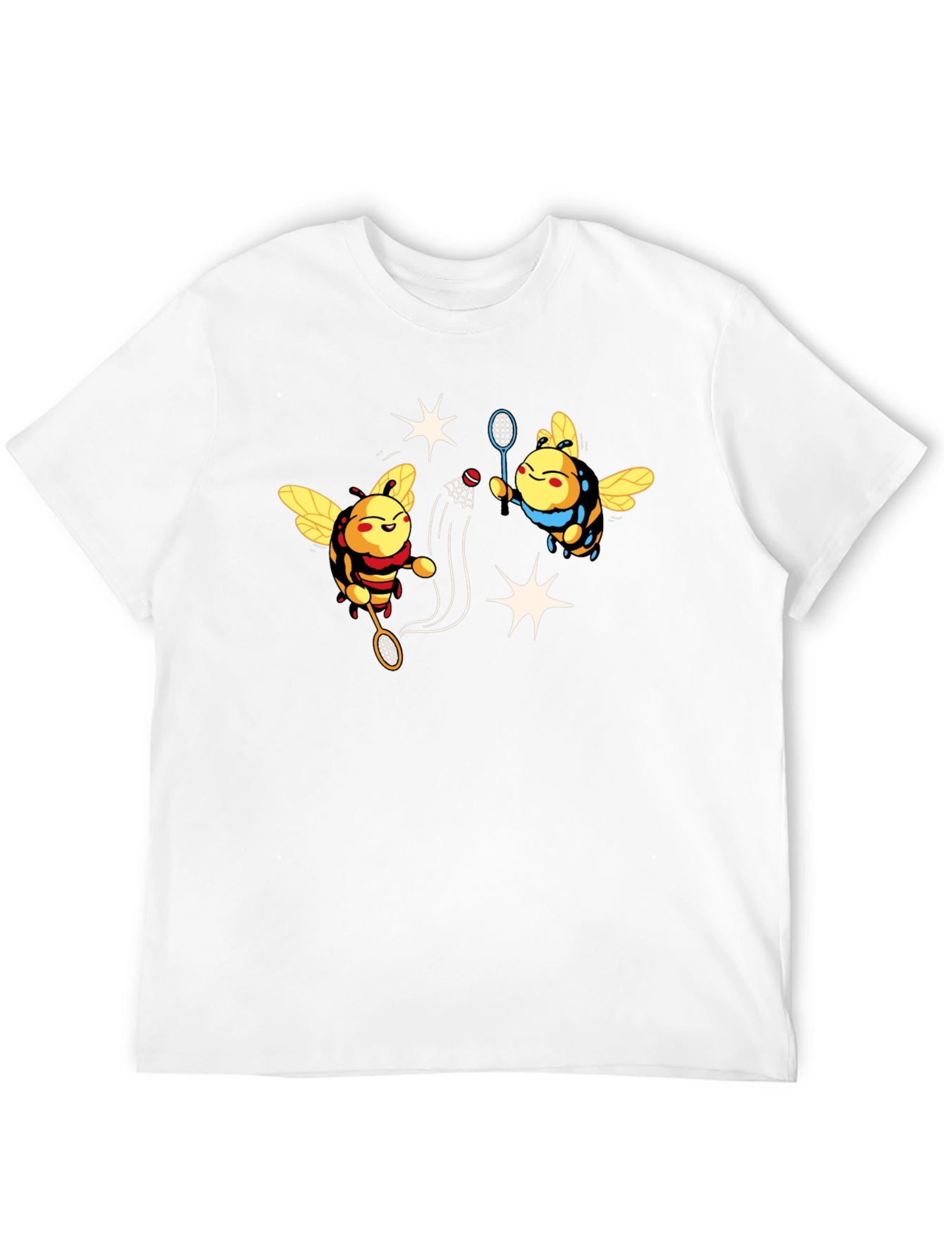 Badminton Bees Graphic T-Shirt