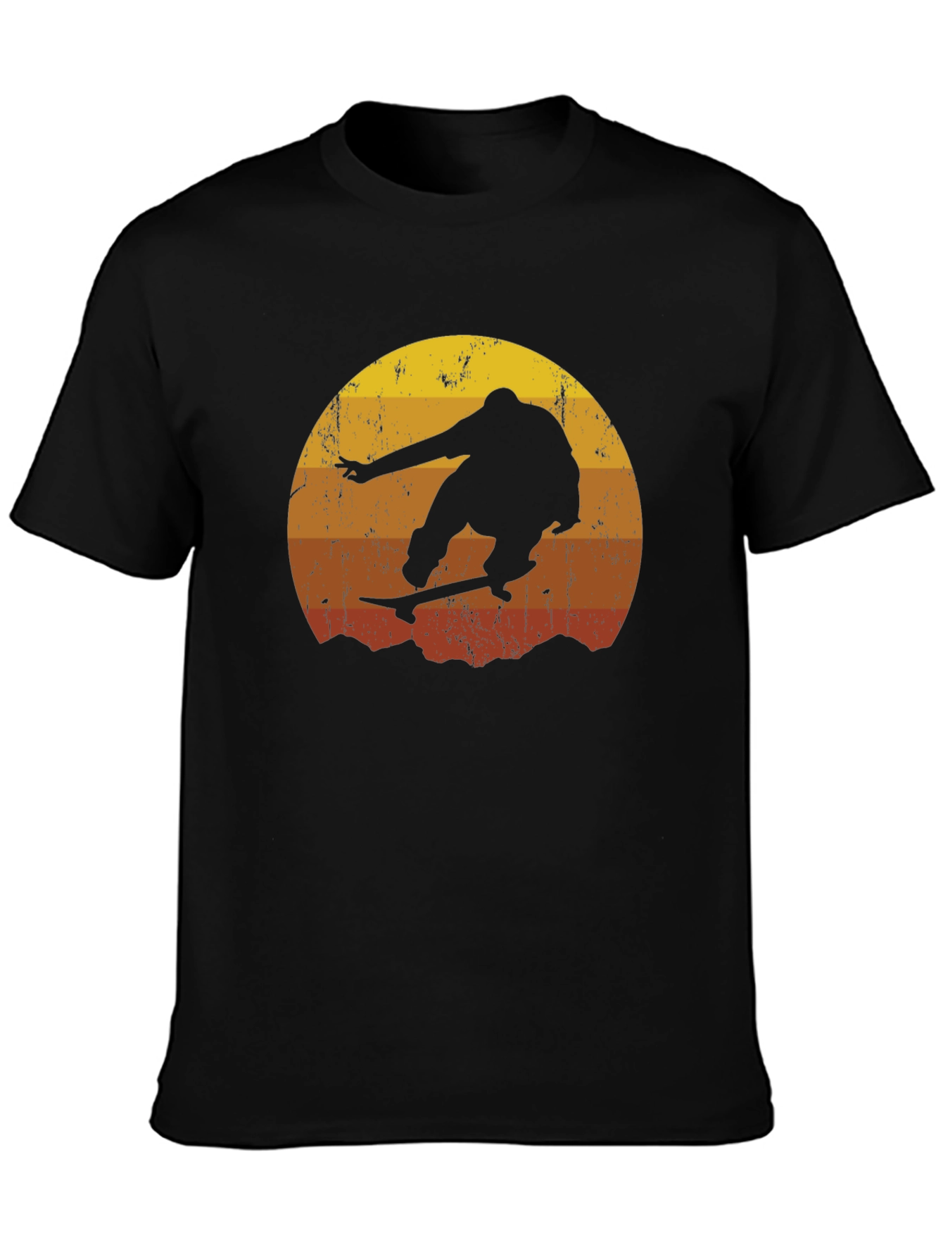 Skateboarder Sunset Graphic Tee - Cool Casual Style