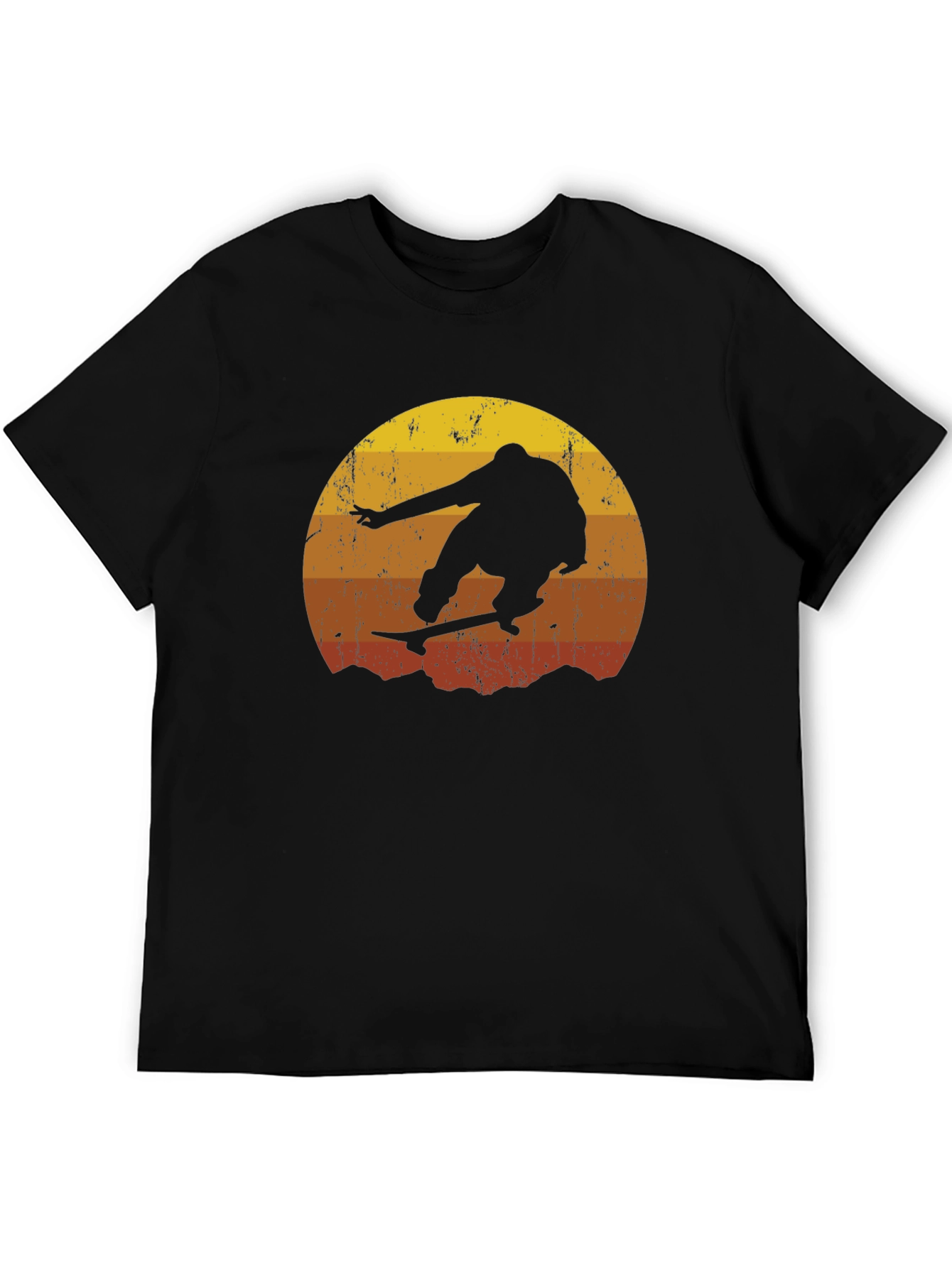 Skateboarder Sunset Graphic Tee - Cool Casual Style
